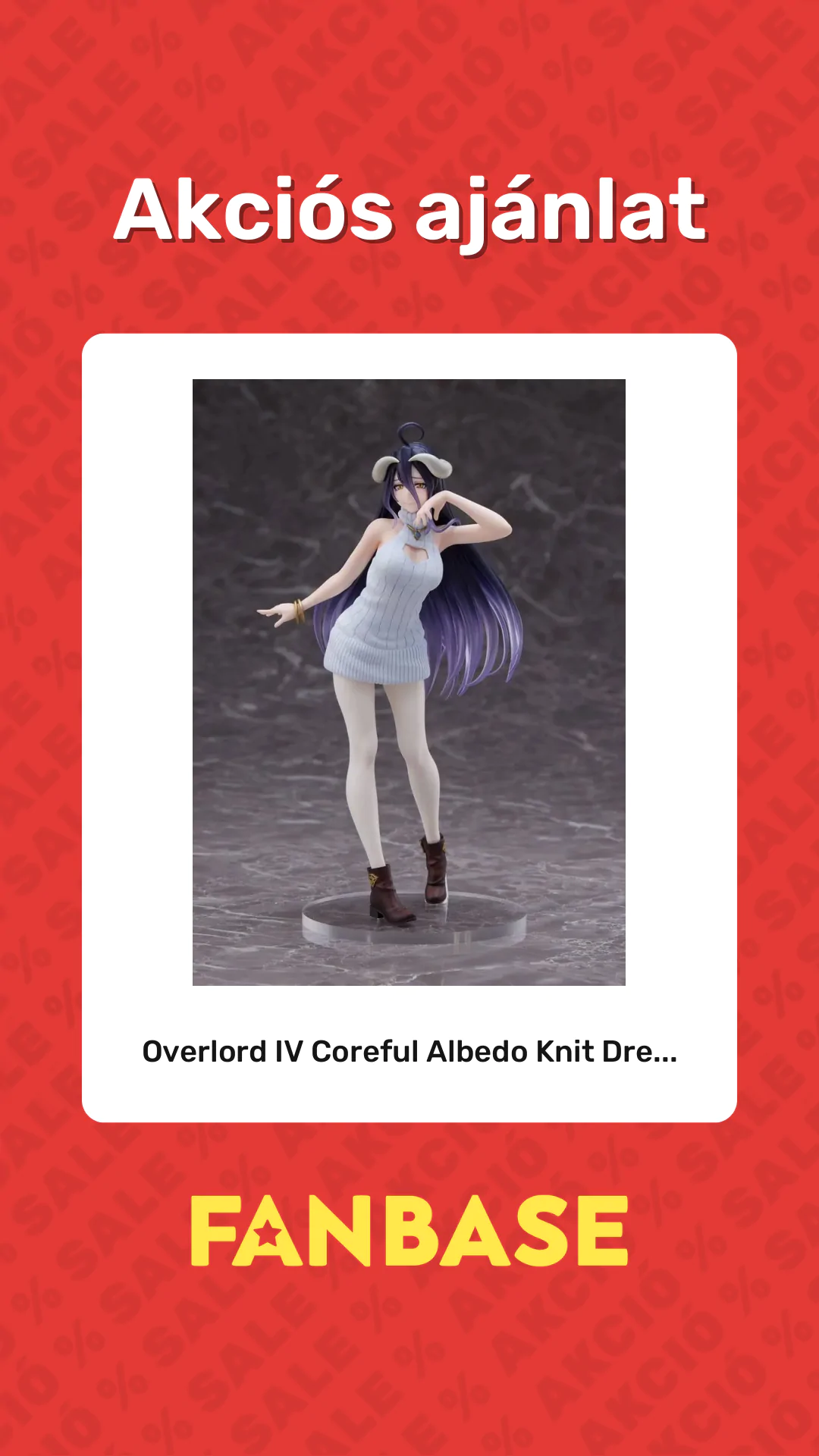 Akciós ajánlat: Overlord IV Coreful Albedo Knit Dre...
