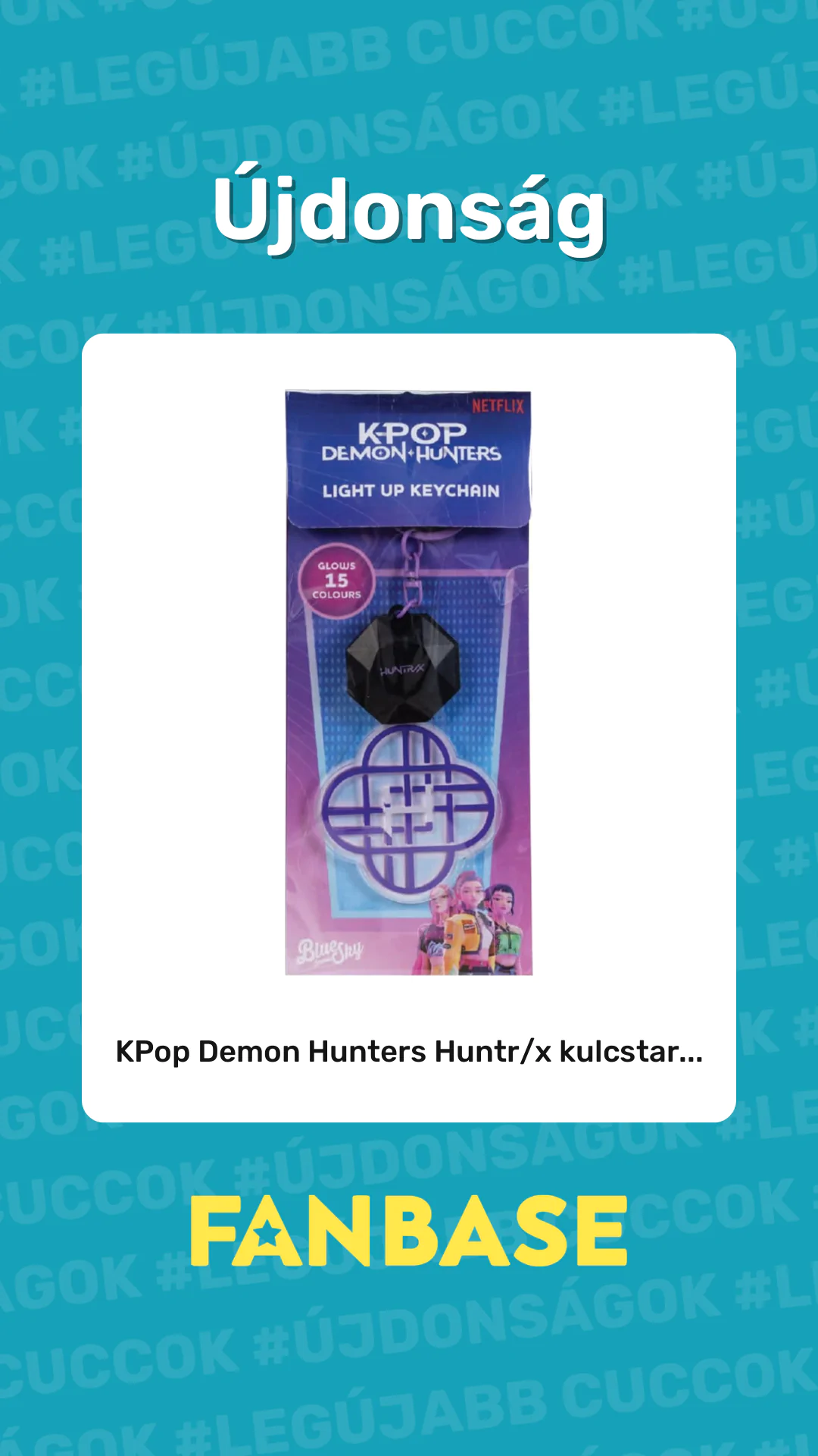 Újdonság: KPop Demon Hunters Huntr/x kulcstar...