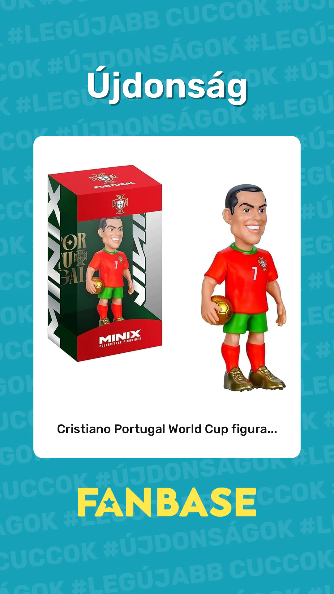 Újdonság: Cristiano Portugal World Cup figura...