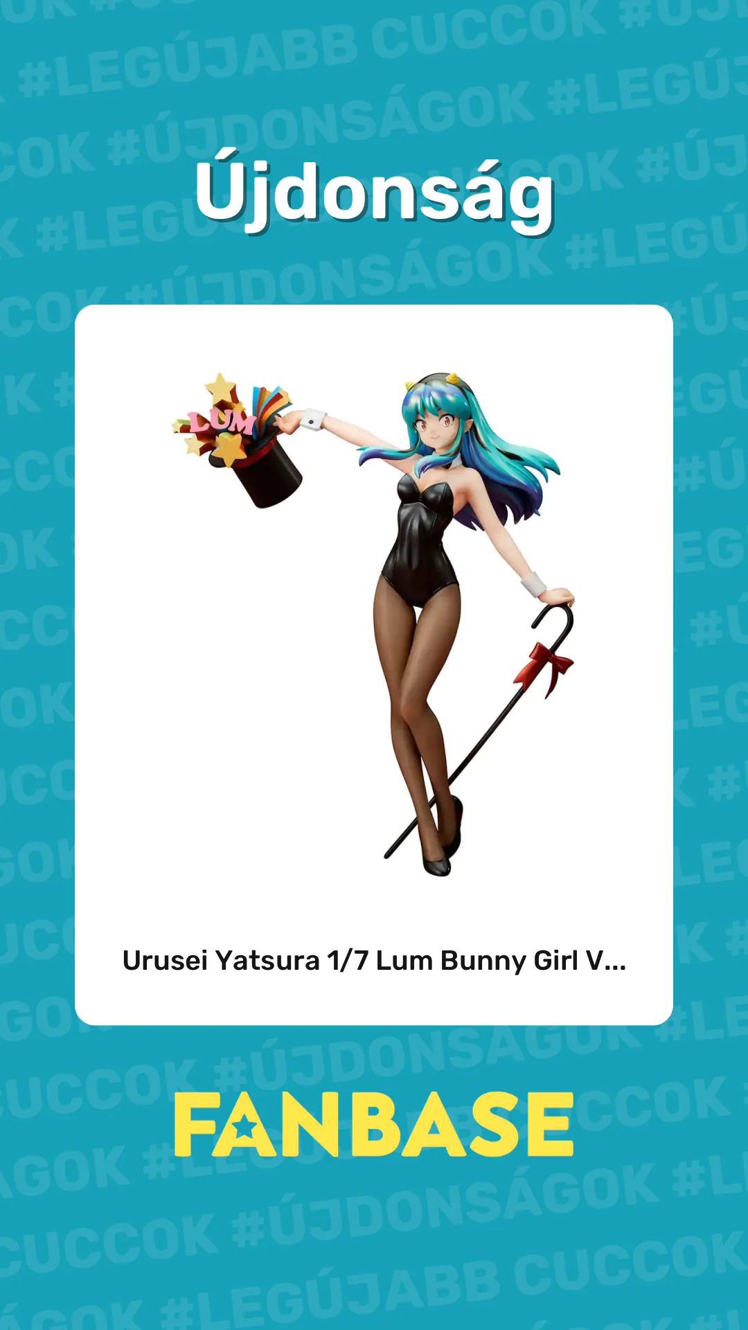 Újdonság: Urusei Yatsura 1/7 Lum Bunny Girl V...