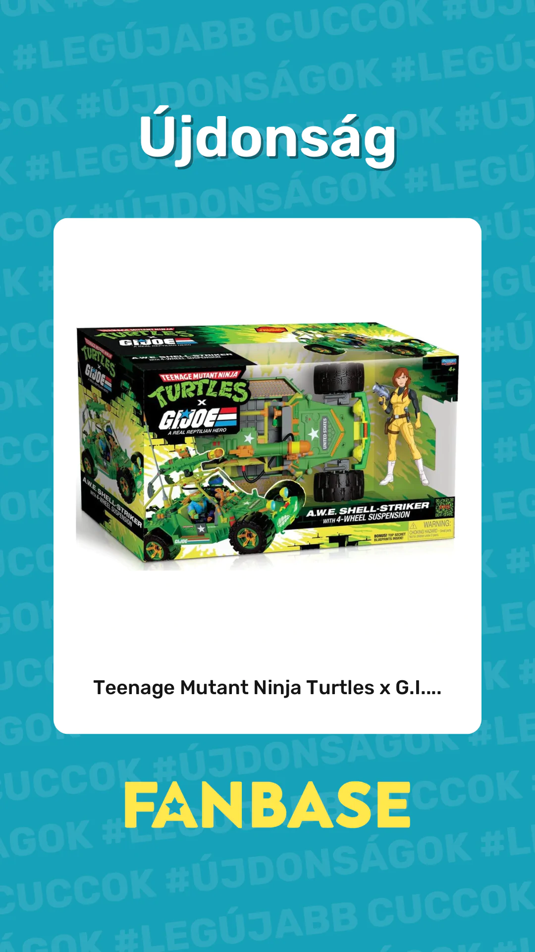 Újdonság: Teenage Mutant Ninja Turtles x G.I....