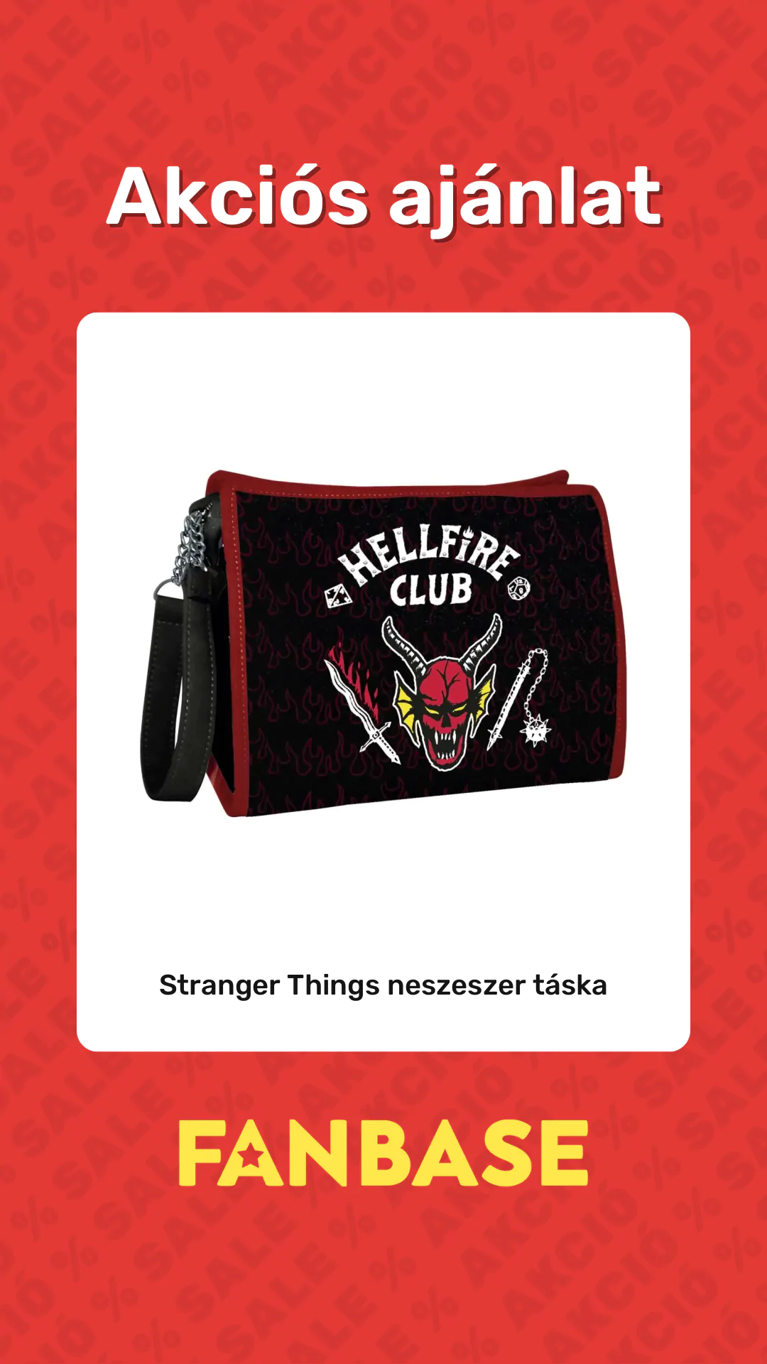Akciós ajánlat: Stranger Things neszeszer táska
