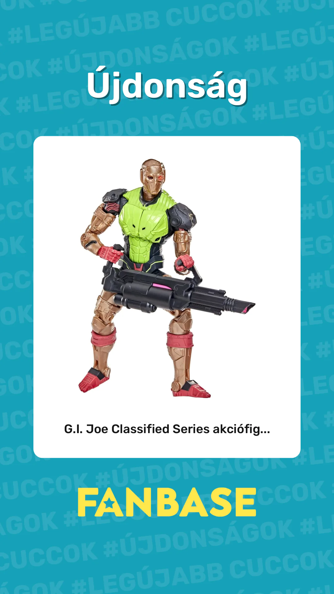 Újdonság: G.I. Joe Classified Series akciófig...