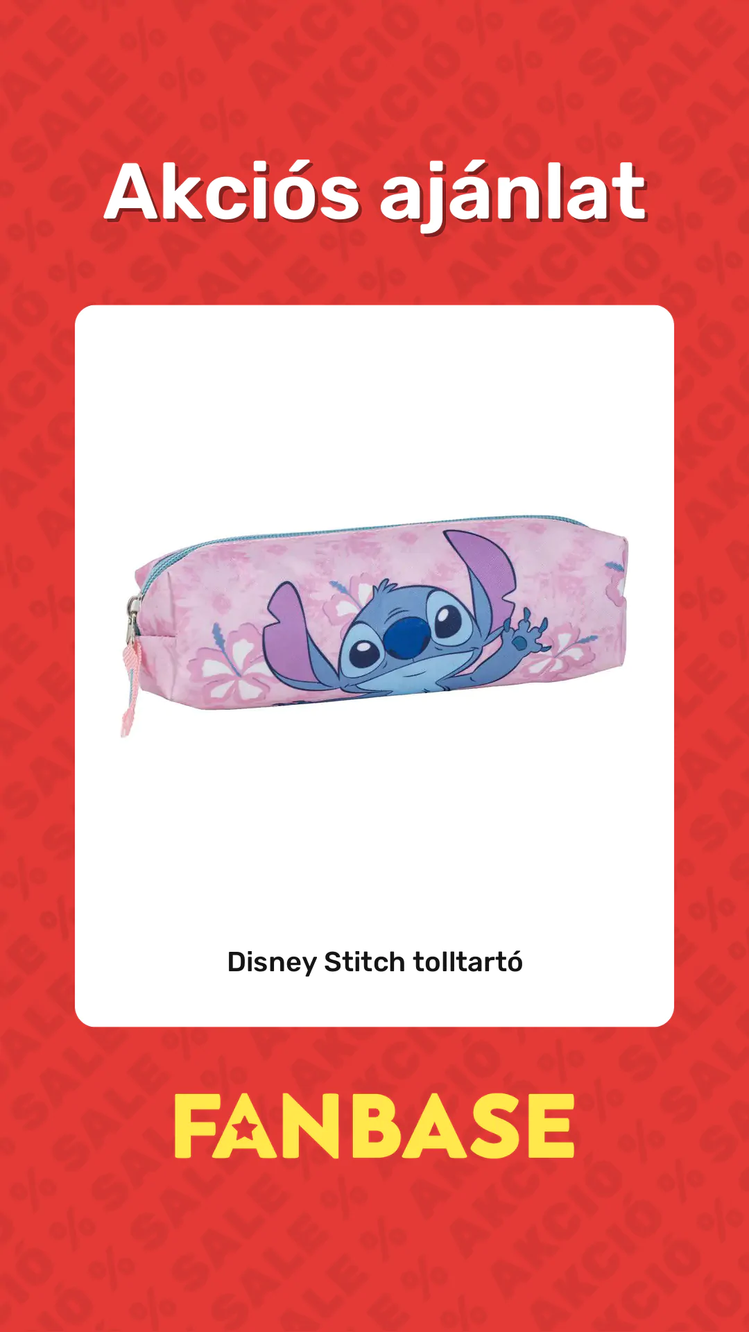 Akciós ajánlat: Disney Stitch tolltartó