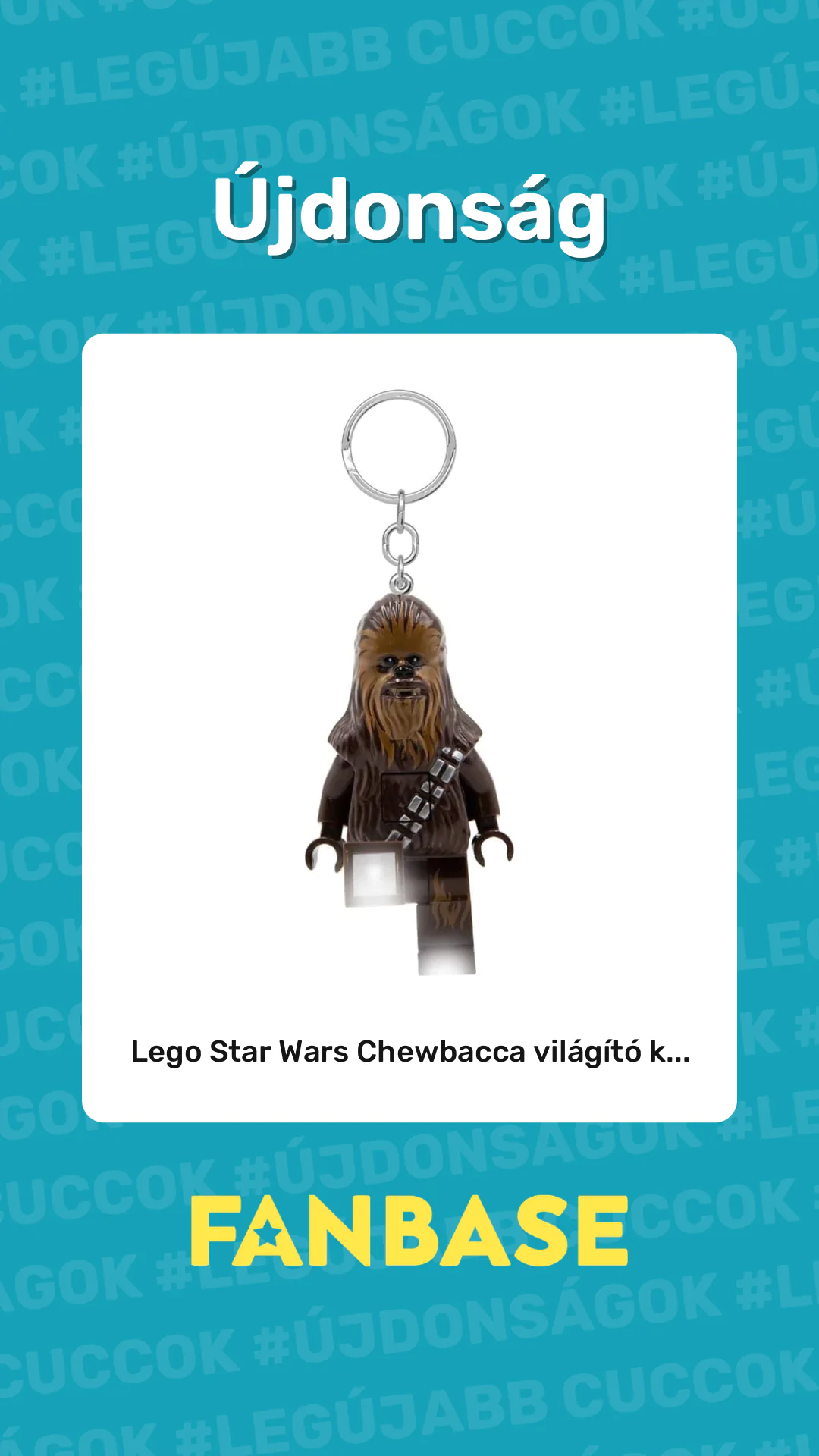 Újdonság: Lego Star Wars Chewbacca világító k...