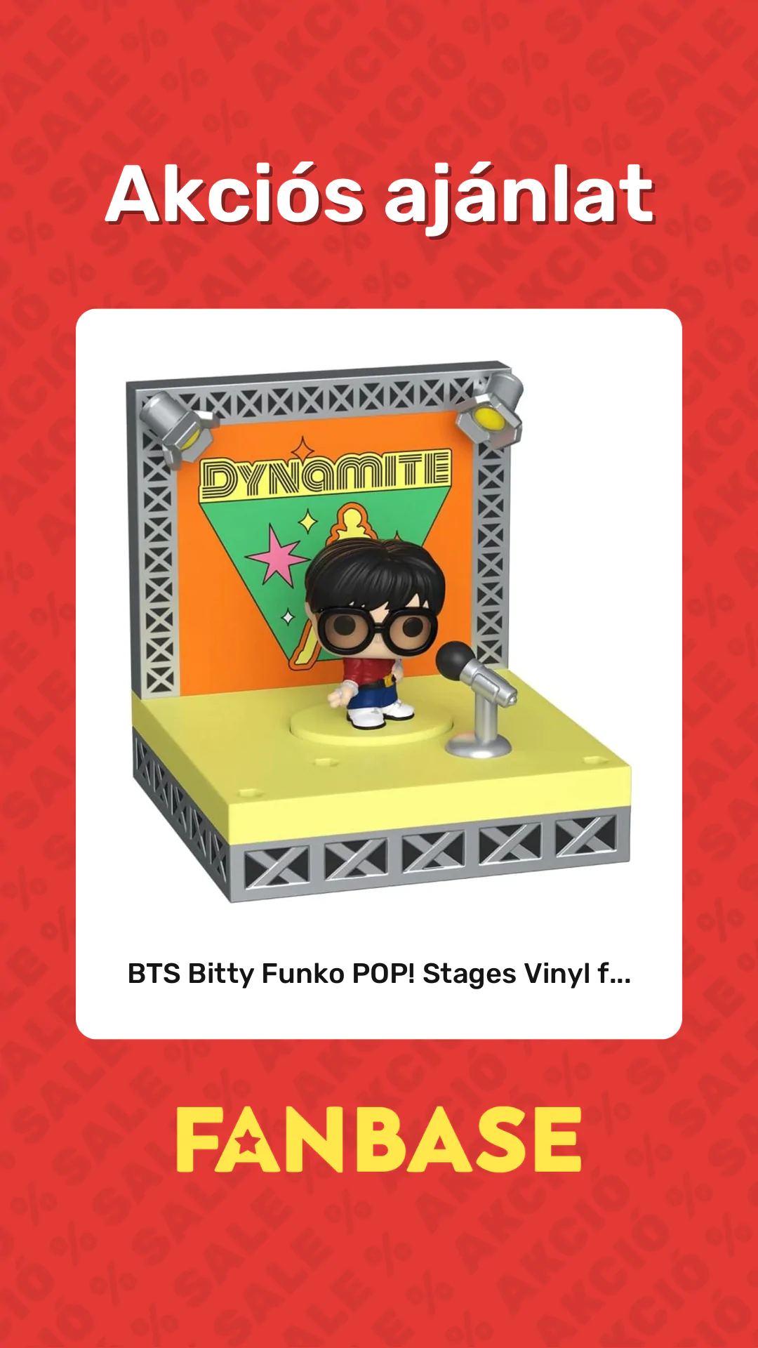 Akciós ajánlat: BTS Bitty Funko POP! Stages Vinyl f...