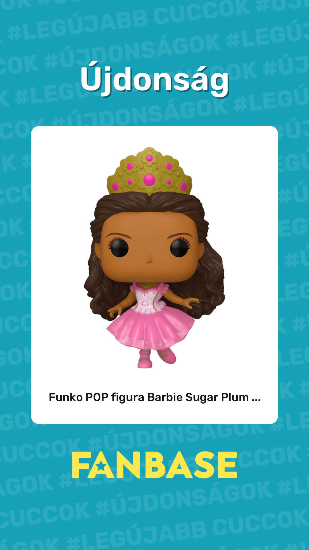 Újdonság: Funko POP figura Barbie Sugar Plum ...