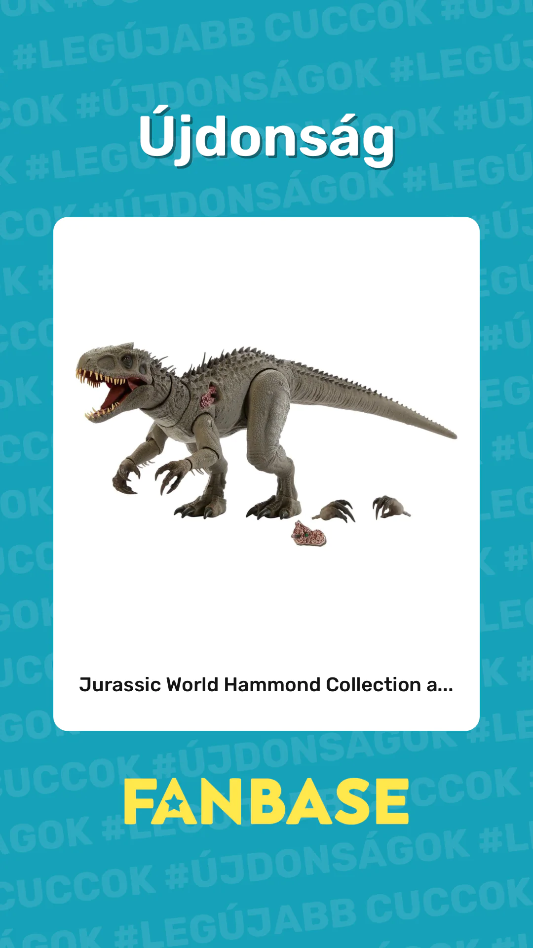 Újdonság: Jurassic World Hammond Collection a...