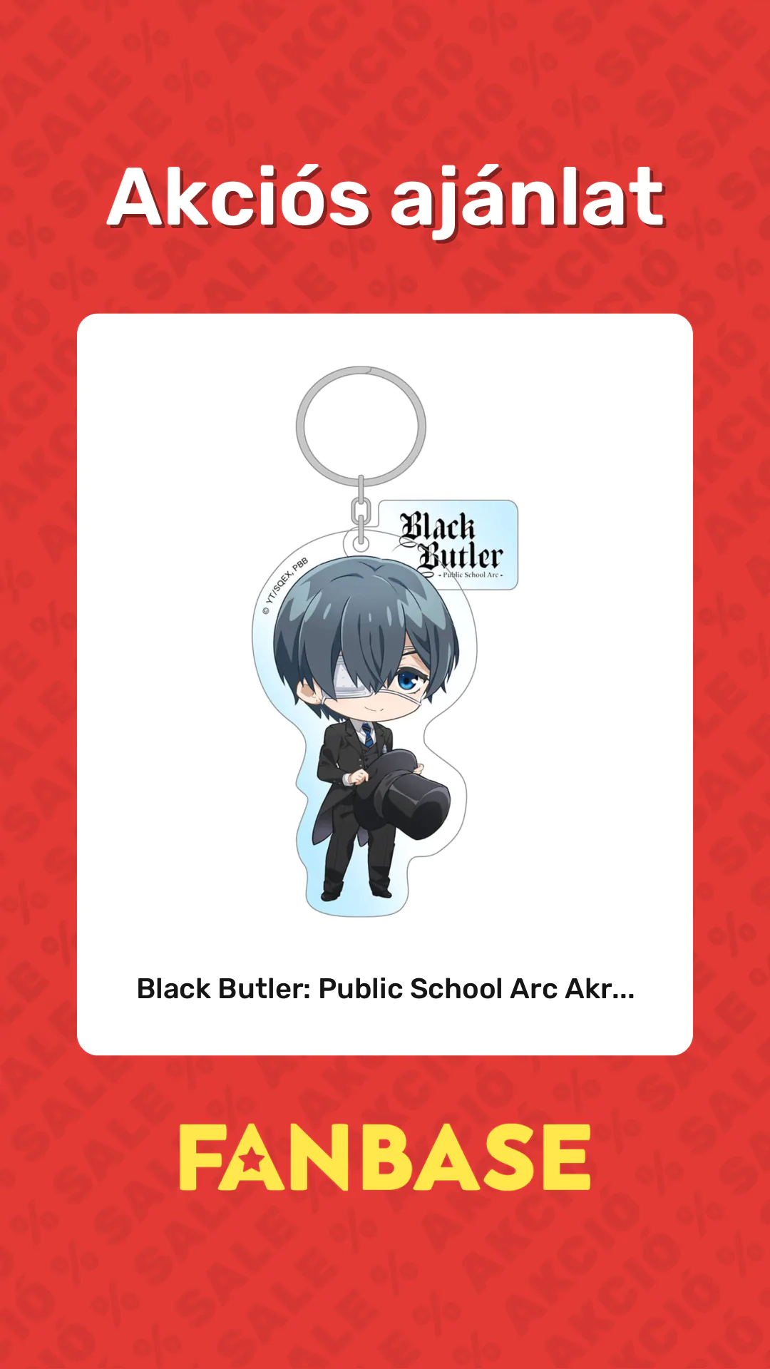Akciós ajánlat: Black Butler: Public School Arc Akr...