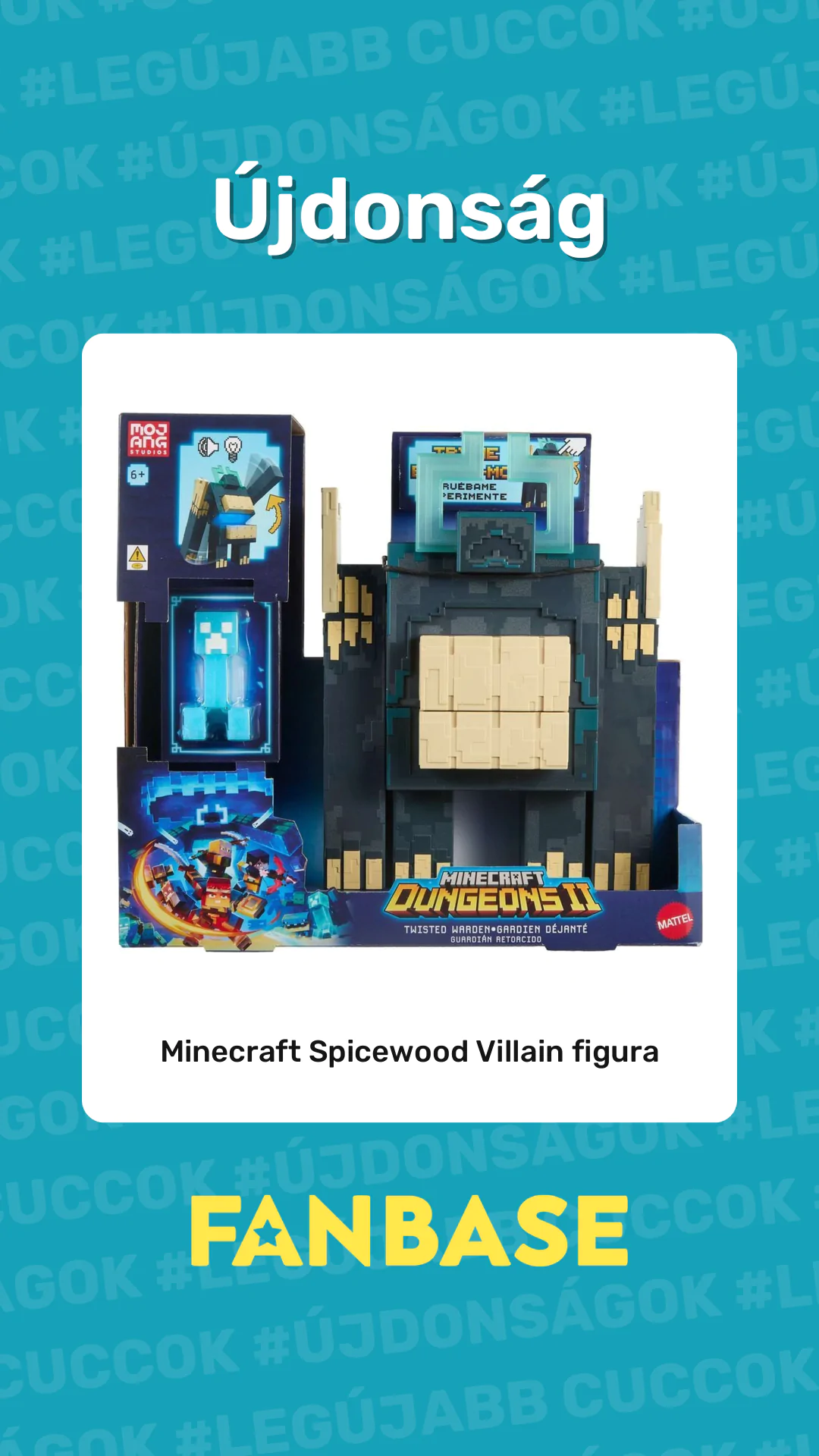 Újdonság: Minecraft Spicewood Villain figura