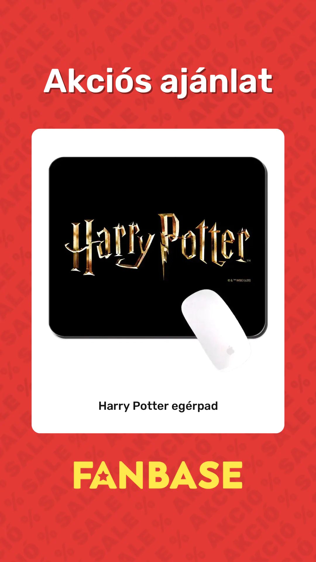 Akciós ajánlat: Harry Potter egérpad