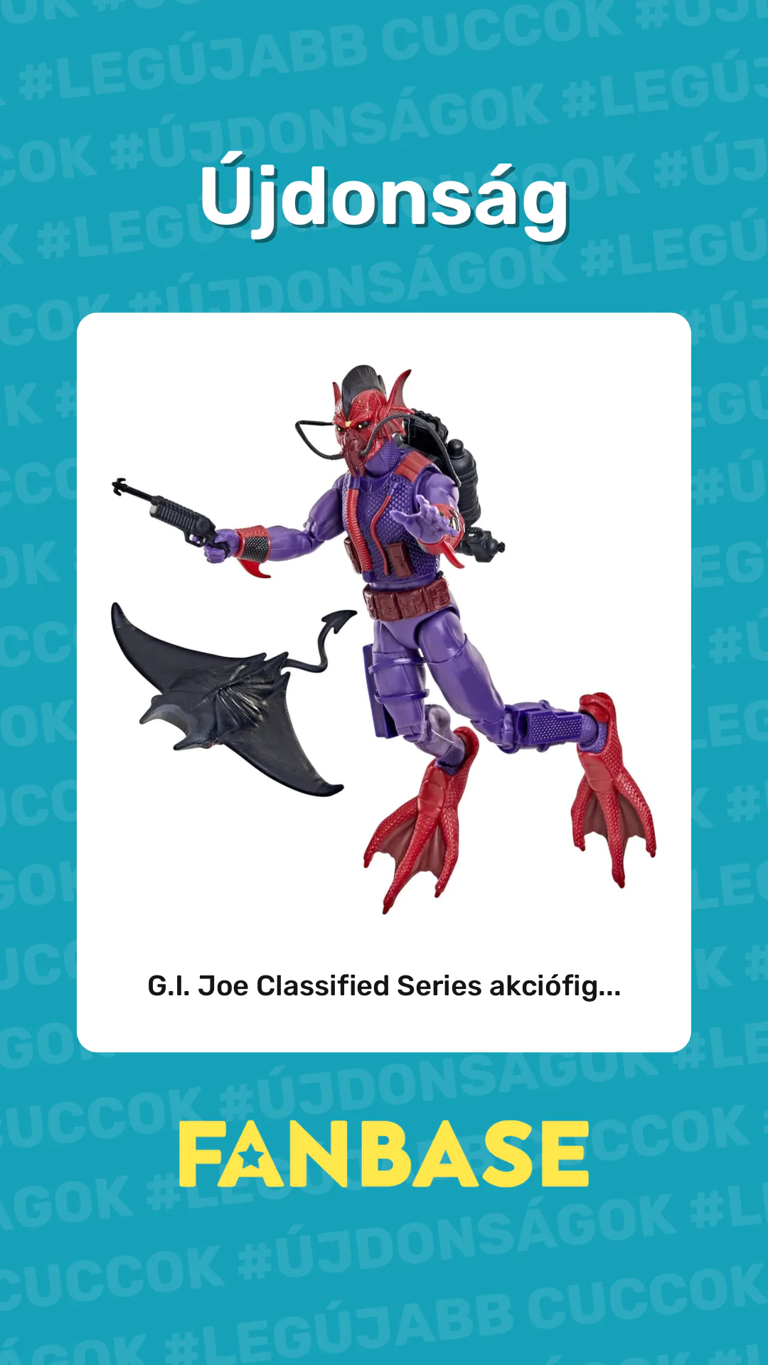 Újdonság: G.I. Joe Classified Series akciófig...