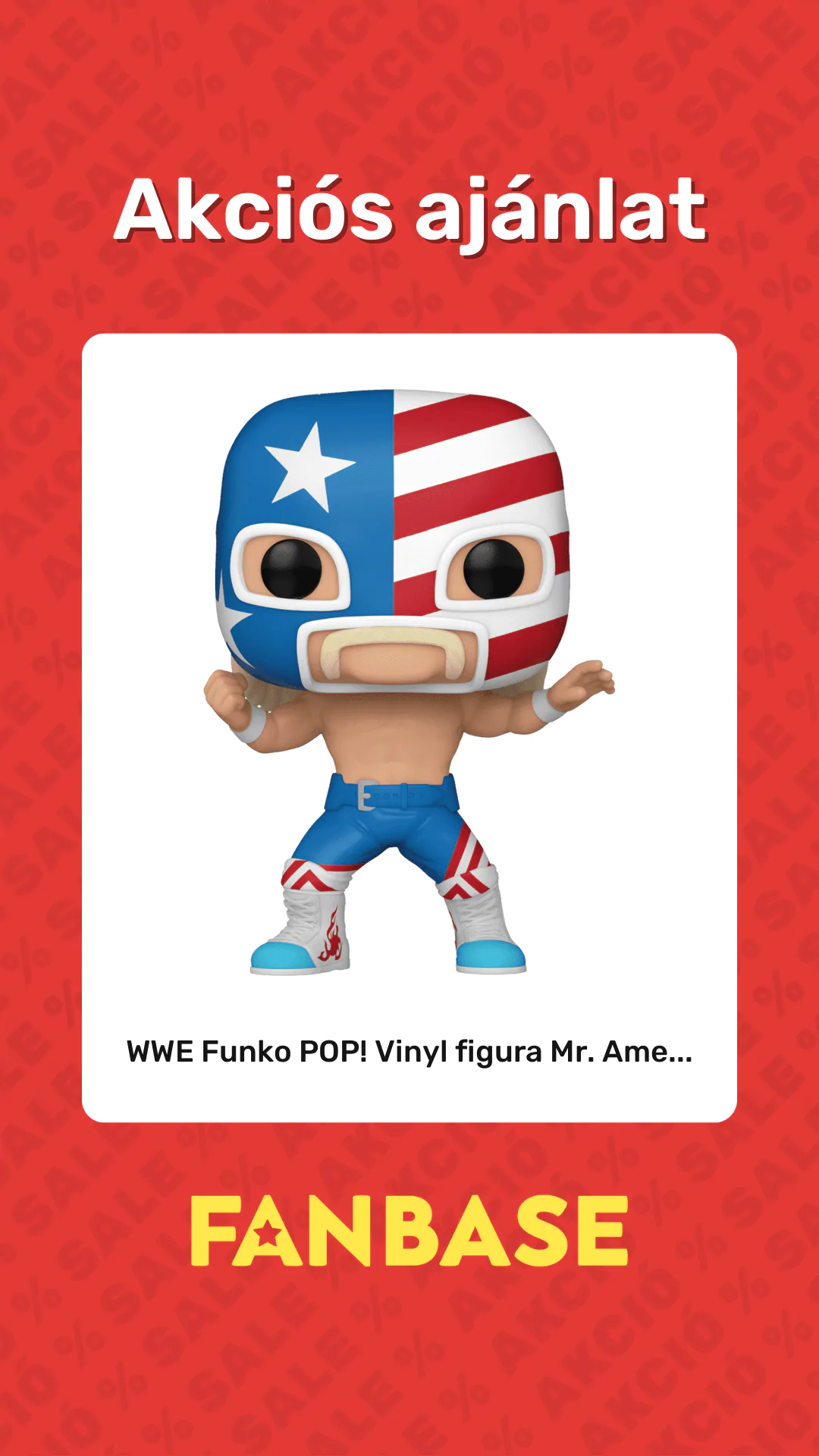 Akciós ajánlat: WWE Funko POP! Vinyl figura Mr. Ame...