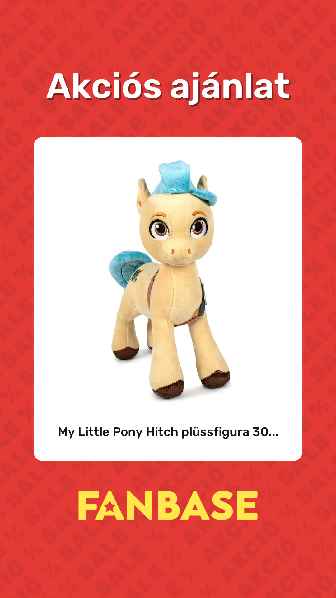 Akciós ajánlat: My Little Pony Hitch plüssfigura 30...