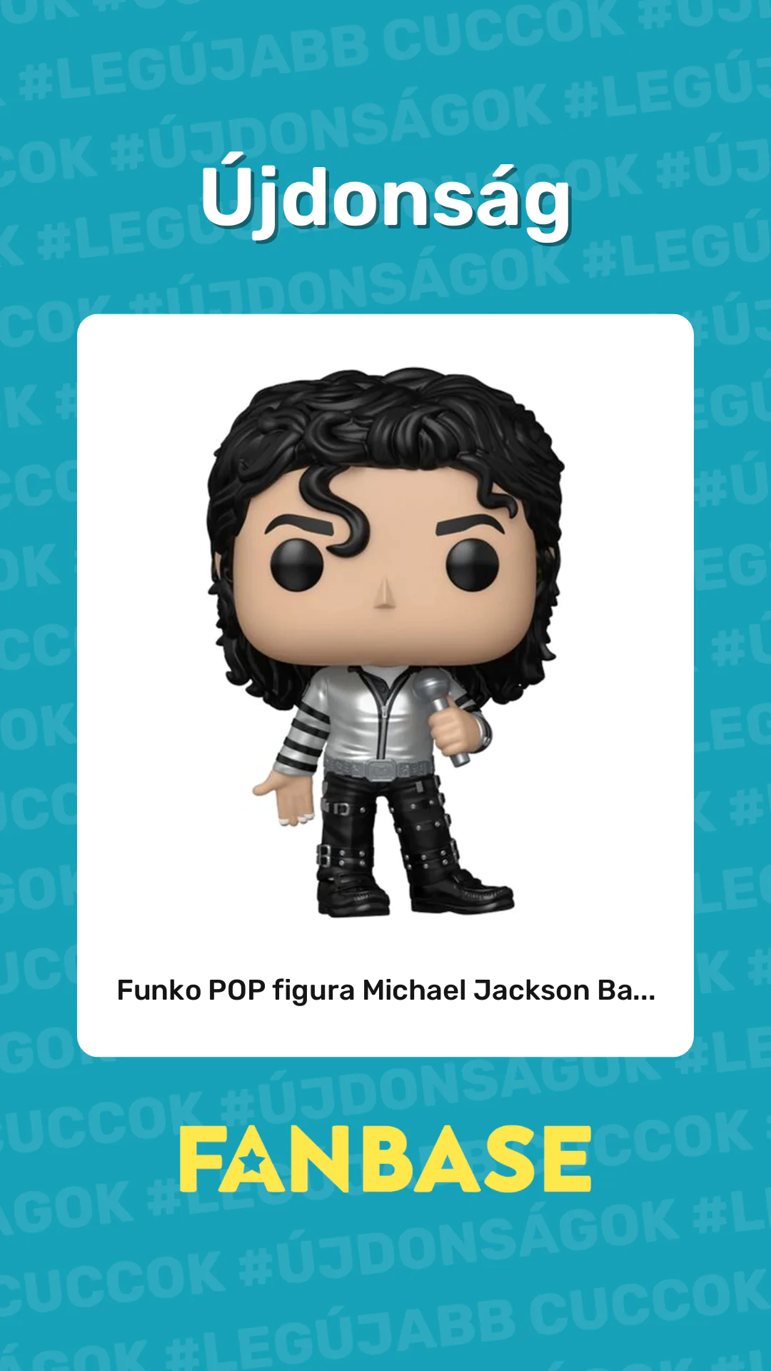 Újdonság: Funko POP figura Michael Jackson Ba...