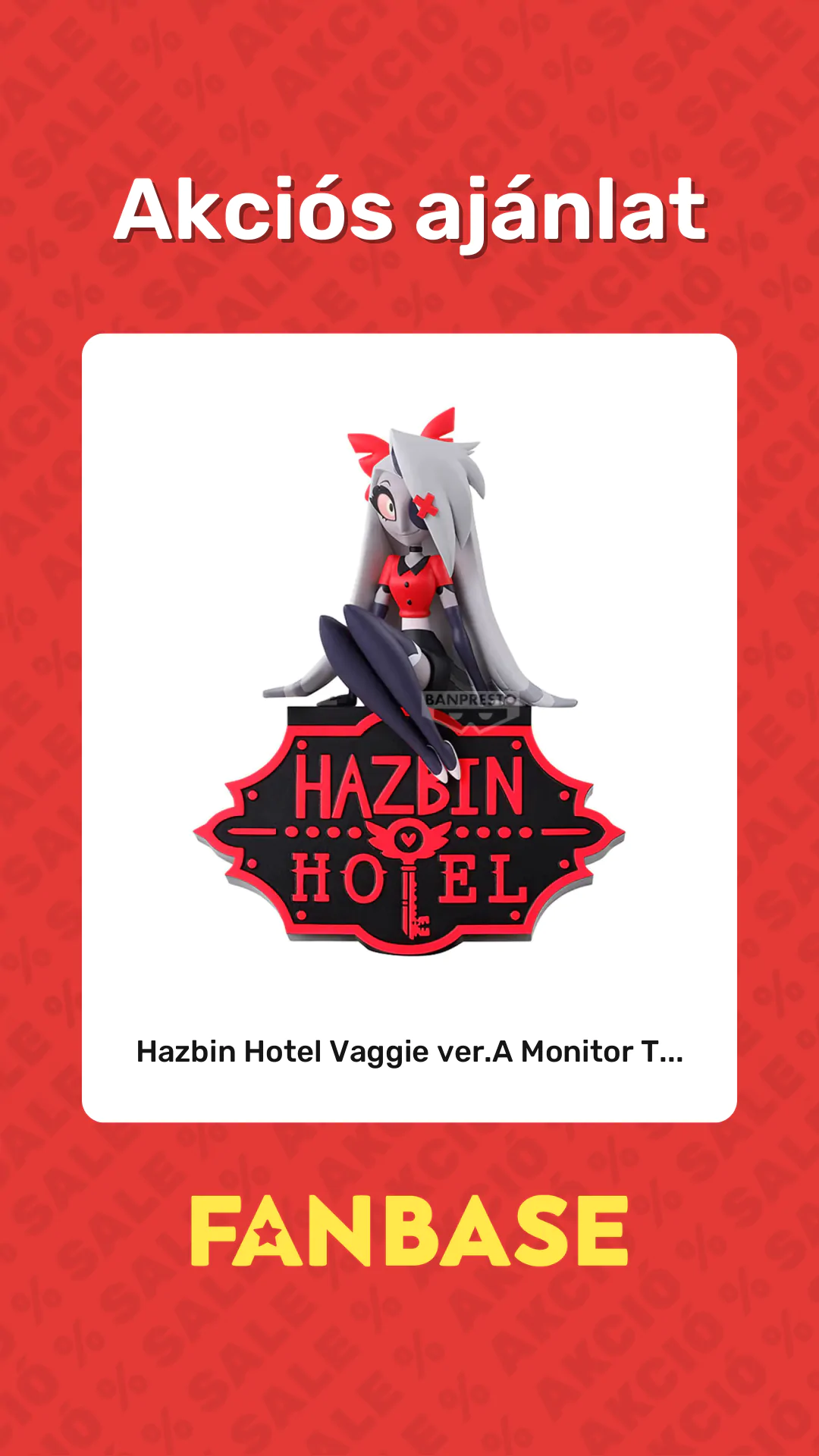 Akciós ajánlat: Hazbin Hotel Vaggie ver.A Monitor T...