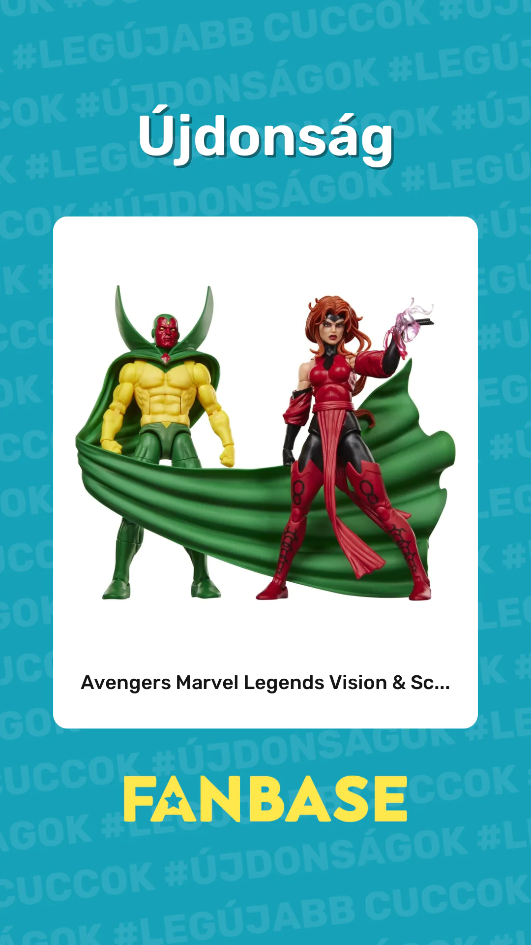 Újdonság: Avengers Marvel Legends Vision & Sc...