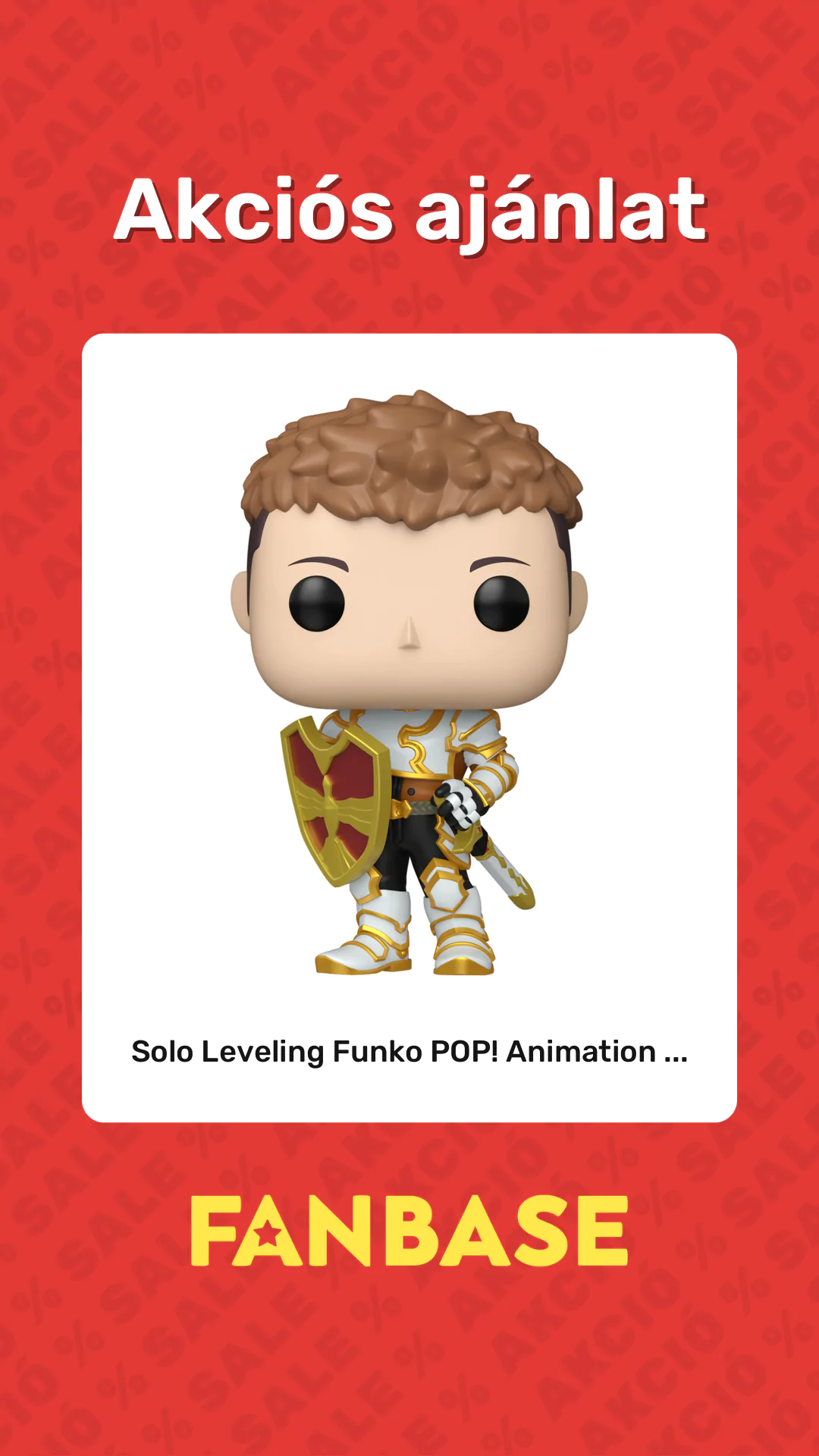 Akciós ajánlat: Solo Leveling Funko POP! Animation ...