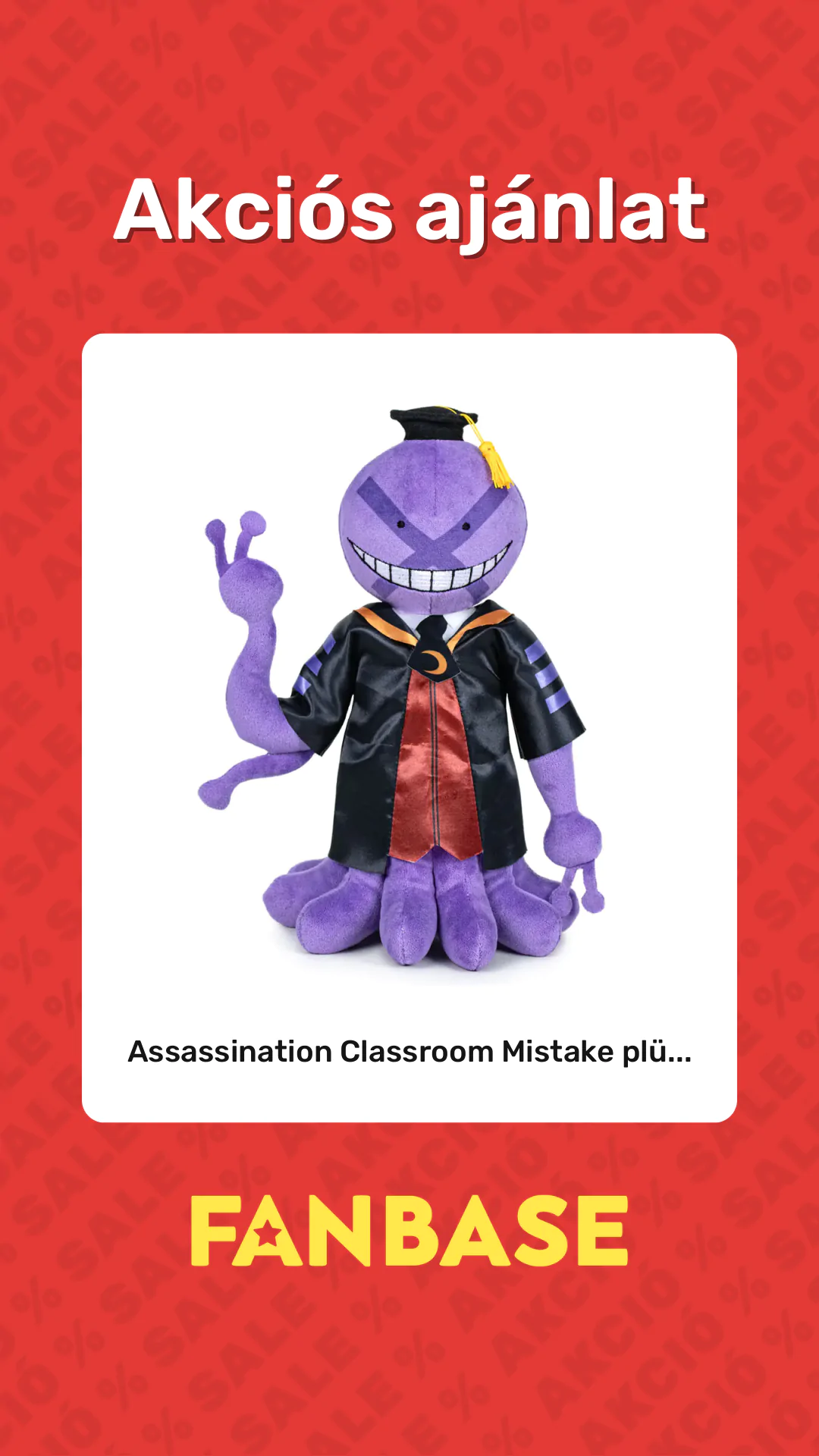 Akciós ajánlat: Assassination Classroom Mistake plü...