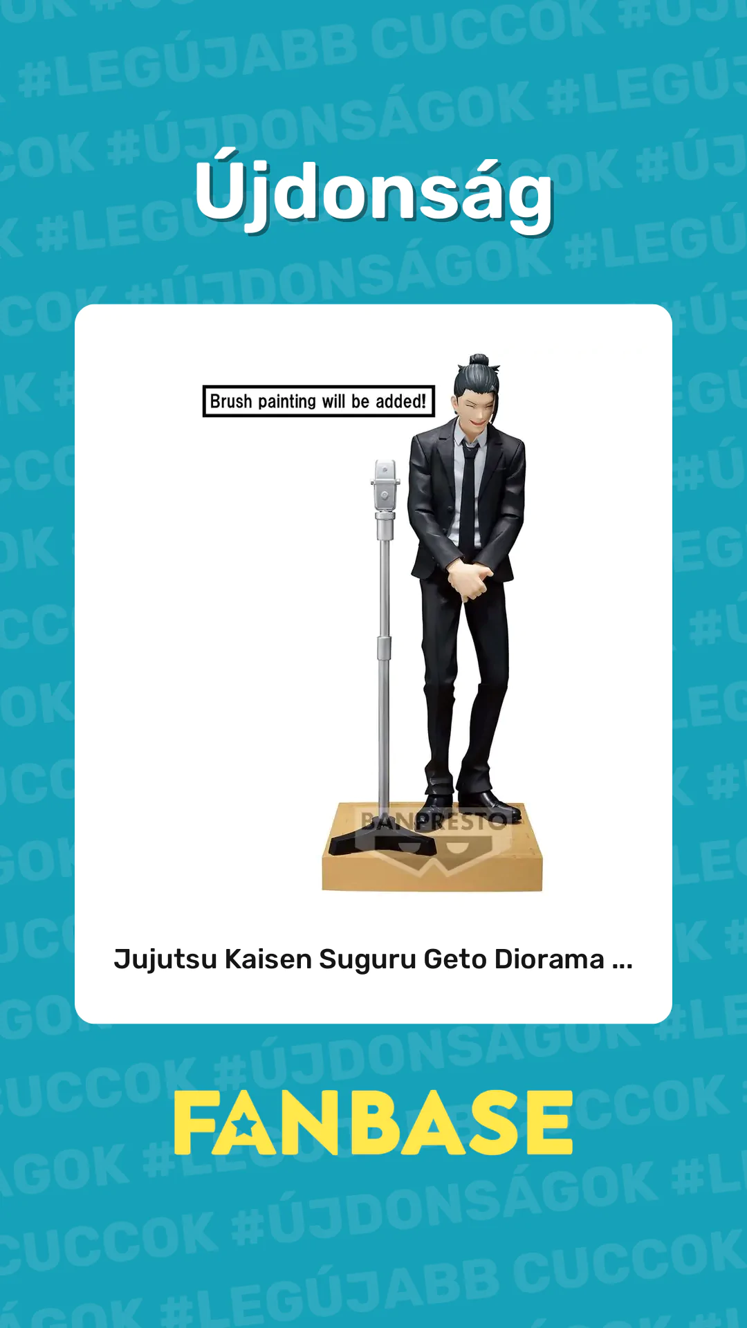Újdonság: Jujutsu Kaisen Suguru Geto Diorama ...