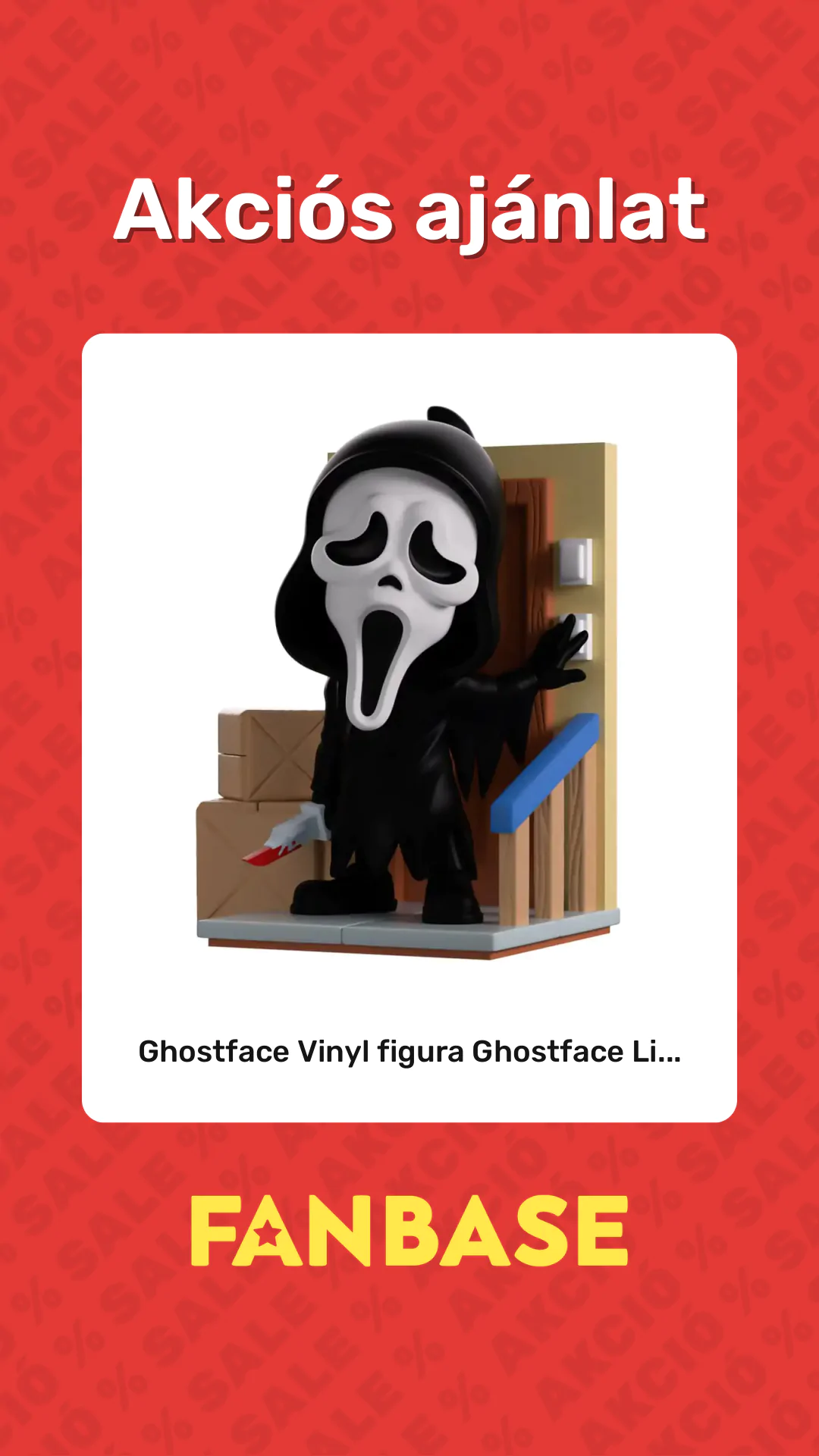 Akciós ajánlat: Ghostface Vinyl figura Ghostface Li...