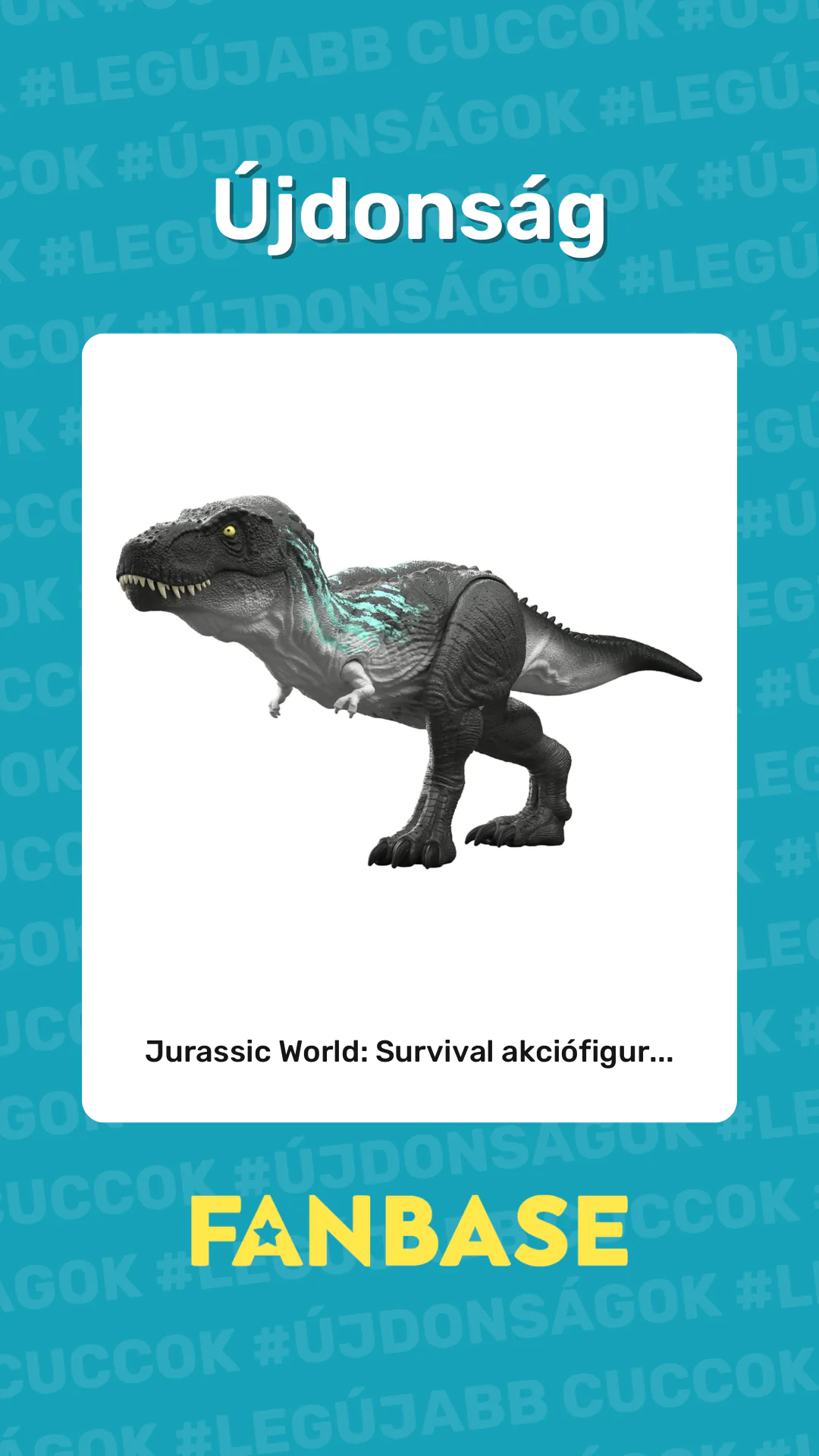 Újdonság: Jurassic World: Survival akciófigur...