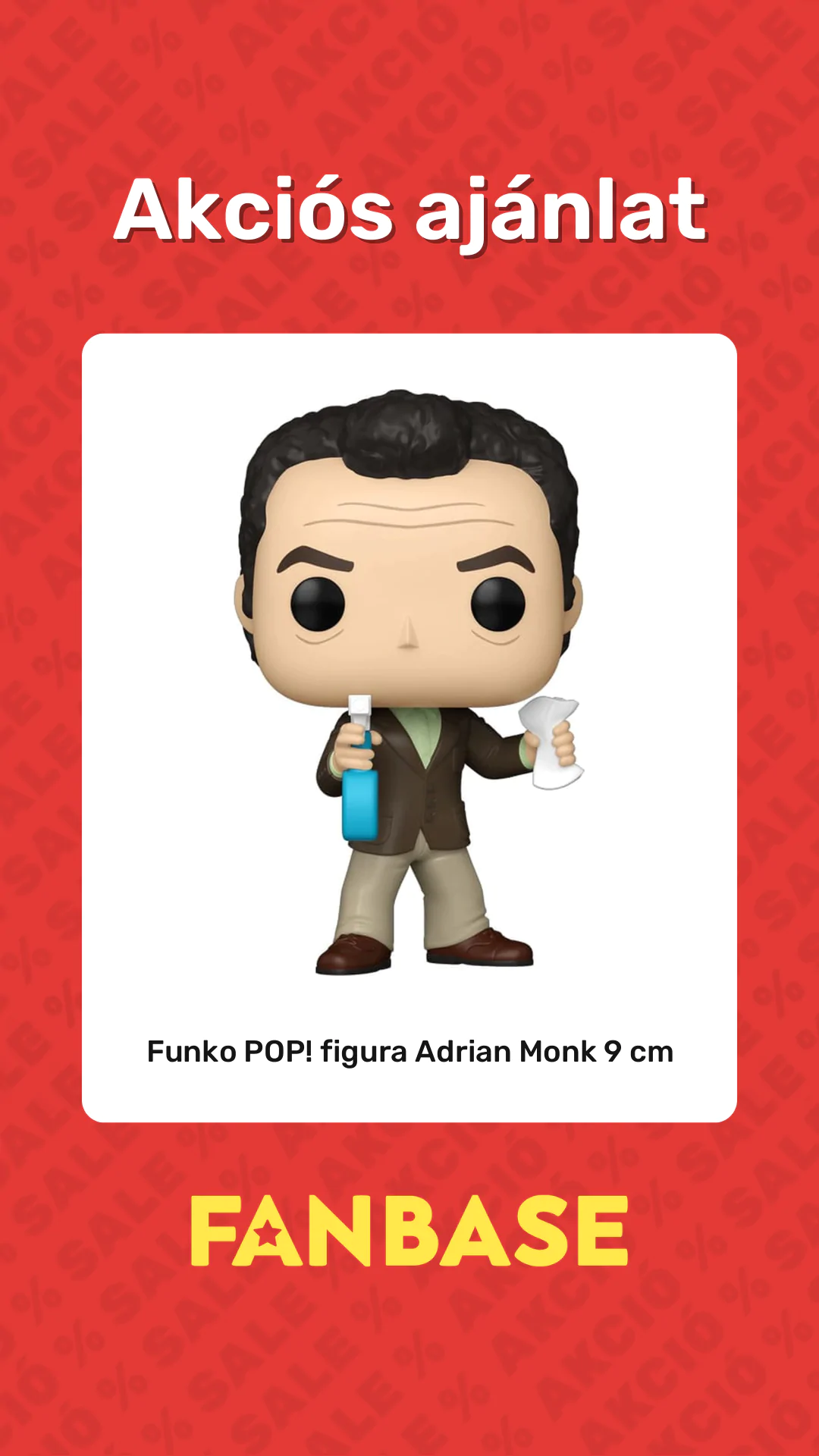Akciós ajánlat: Funko POP! figura Adrian Monk 9 cm