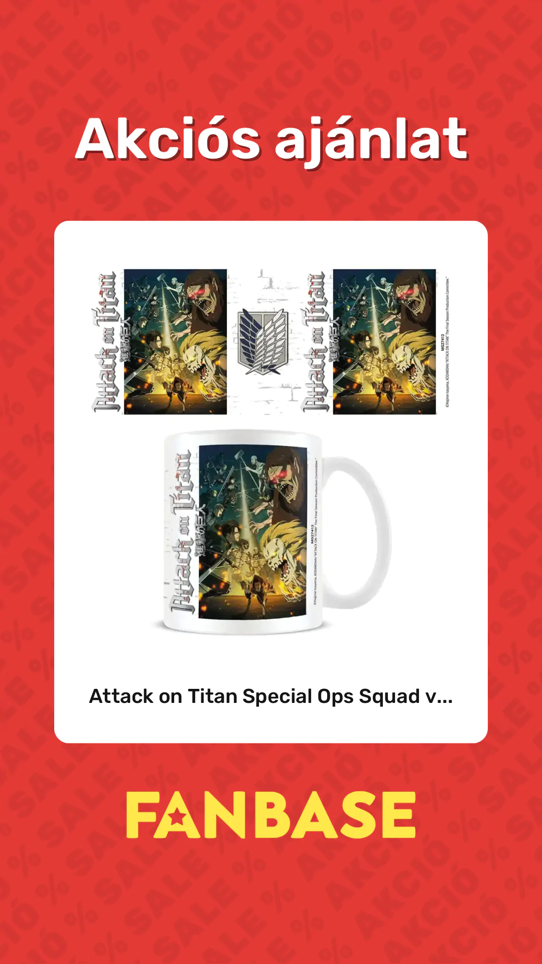 Akciós ajánlat: Attack on Titan Special Ops Squad v...