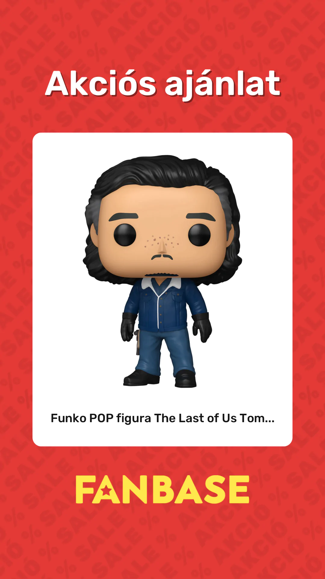 Akciós ajánlat: Funko POP figura The Last of Us Tom...