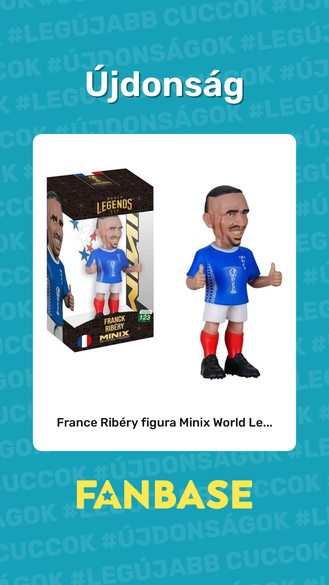 Újdonság: France Ribéry figura Minix World Le...
