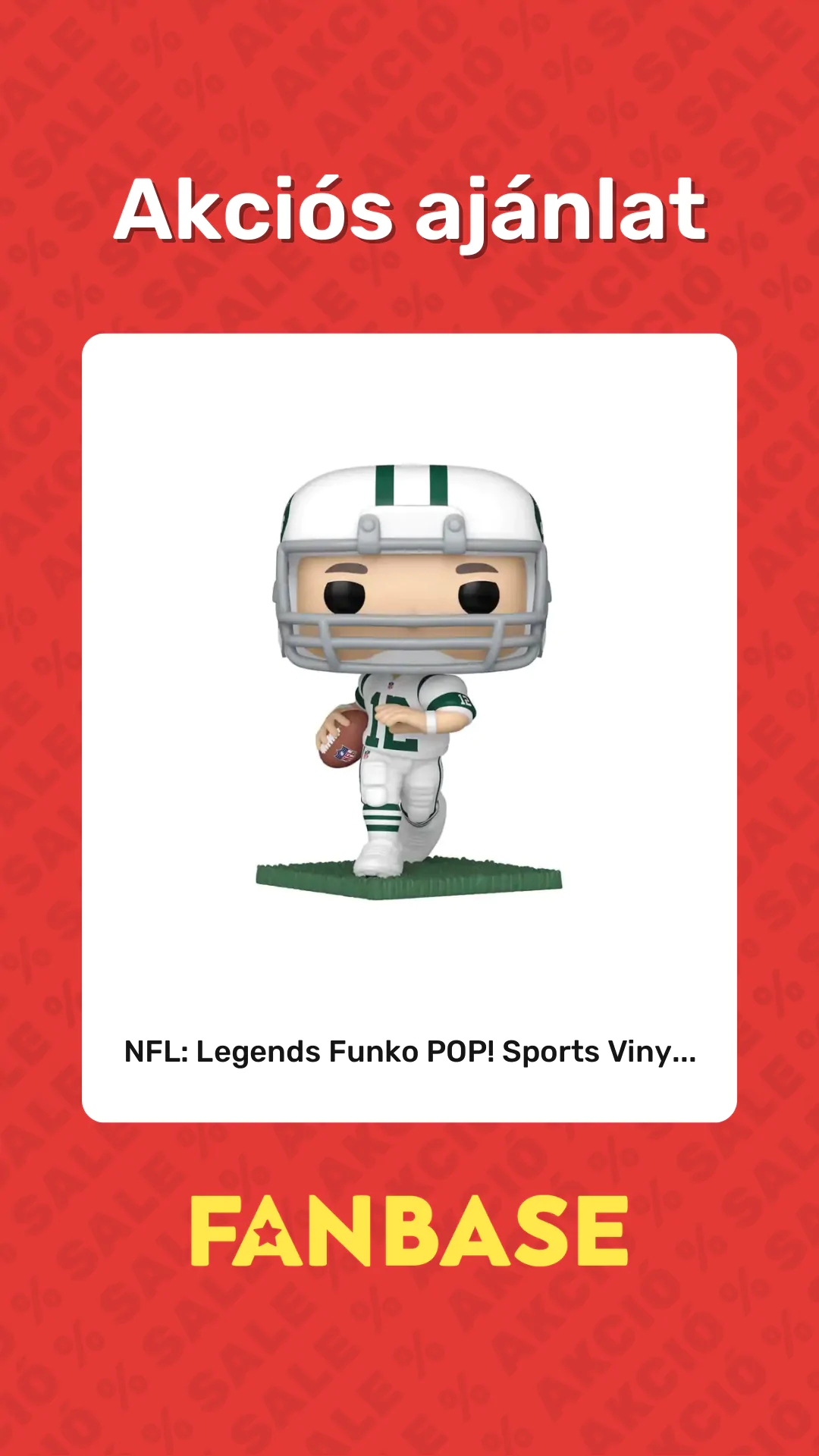Akciós ajánlat: NFL: Legends Funko POP! Sports Viny...