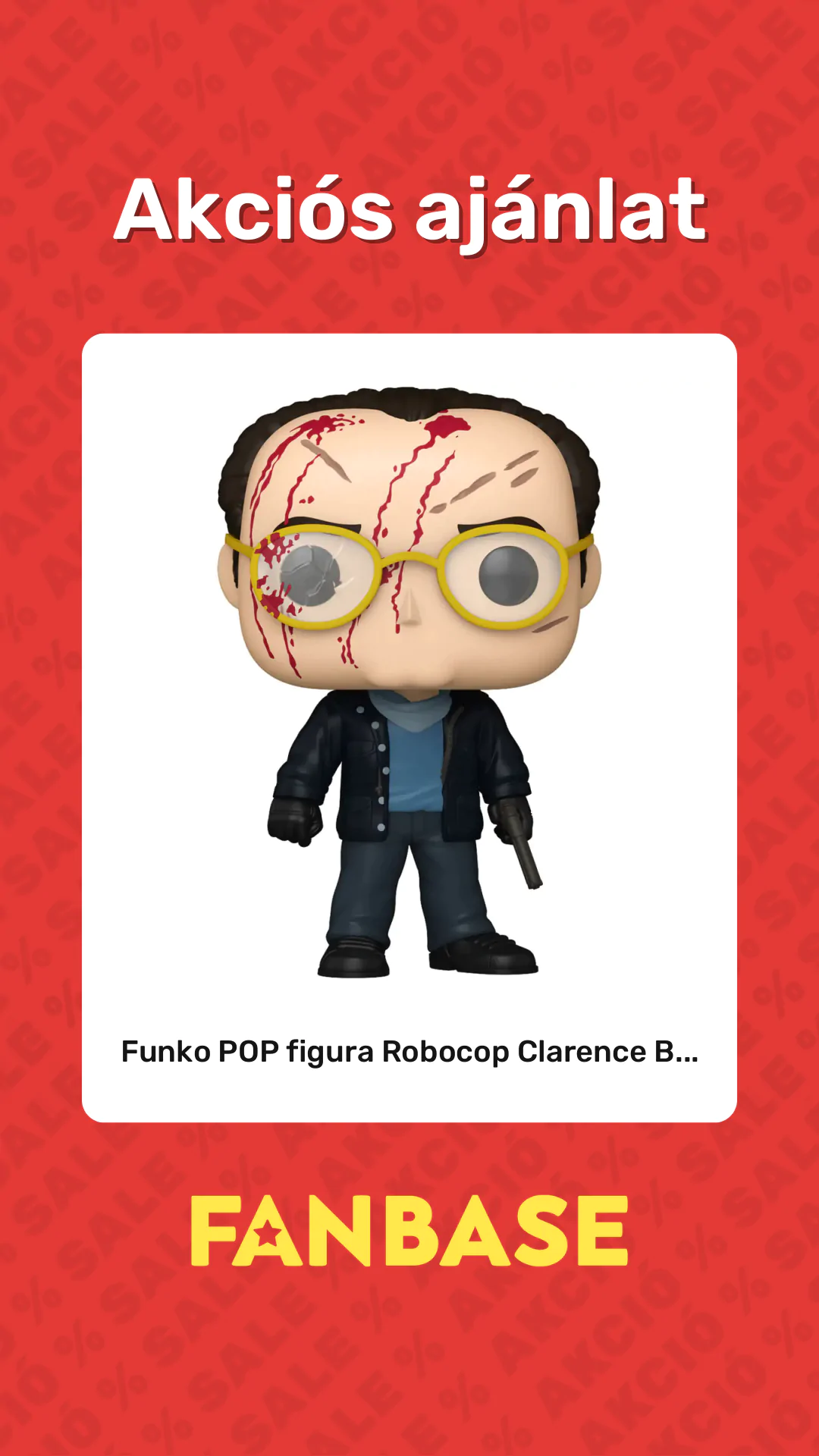 Akciós ajánlat: Funko POP figura Robocop Clarence B...