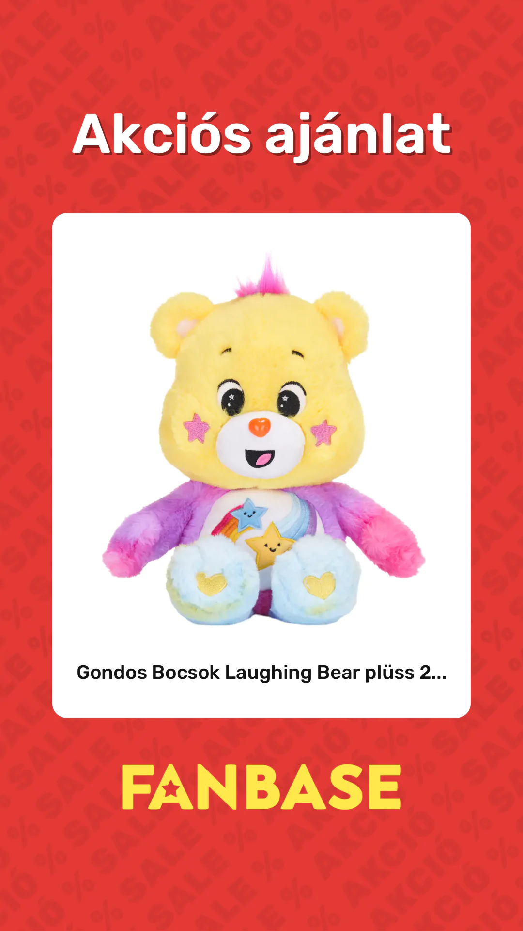 Akciós ajánlat: Gondos Bocsok Laughing Bear plüss 2...