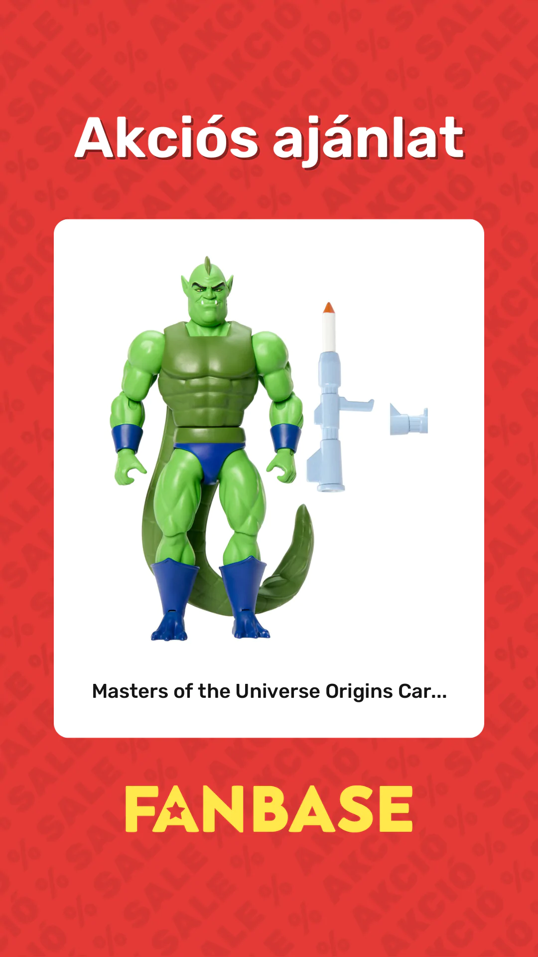 Akciós ajánlat: Masters of the Universe Origins Car...