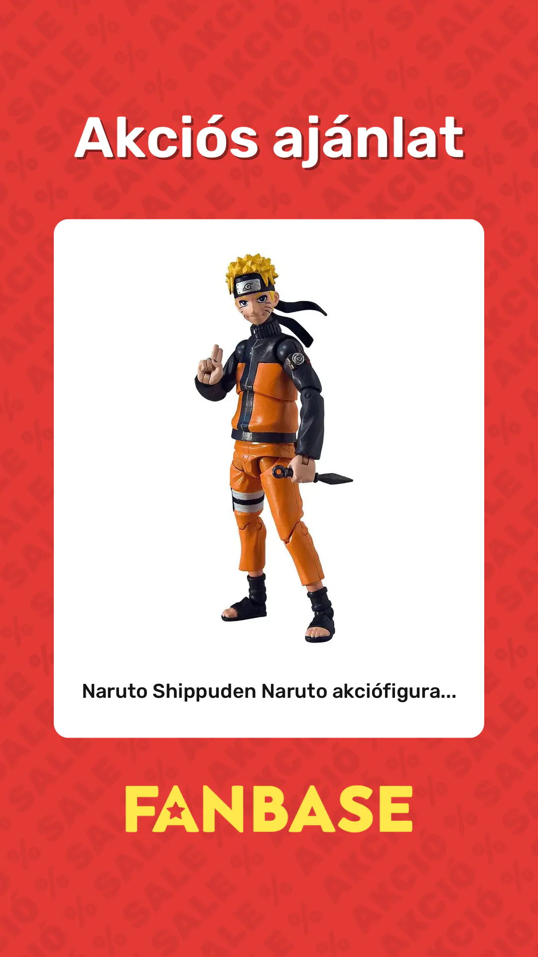 Akciós ajánlat: Naruto Shippuden Naruto akciófigura...