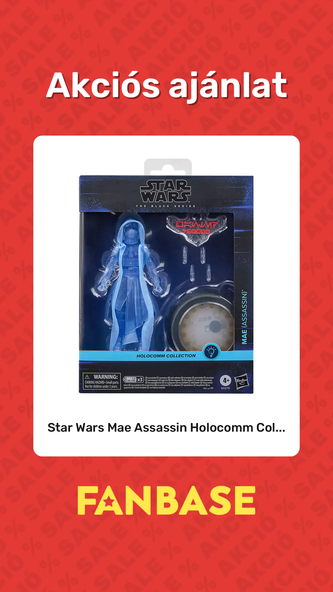 Akciós ajánlat: Star Wars Mae Assassin Holocomm Col...