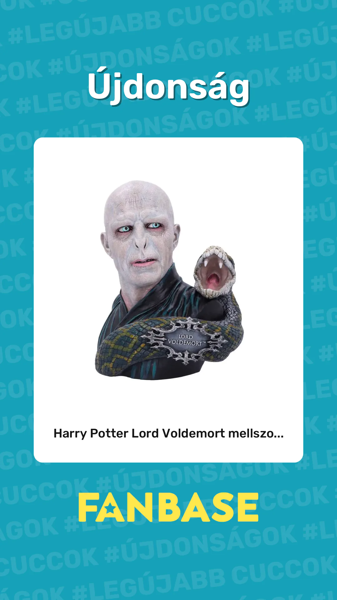 Újdonság: Harry Potter Lord Voldemort mellszo...