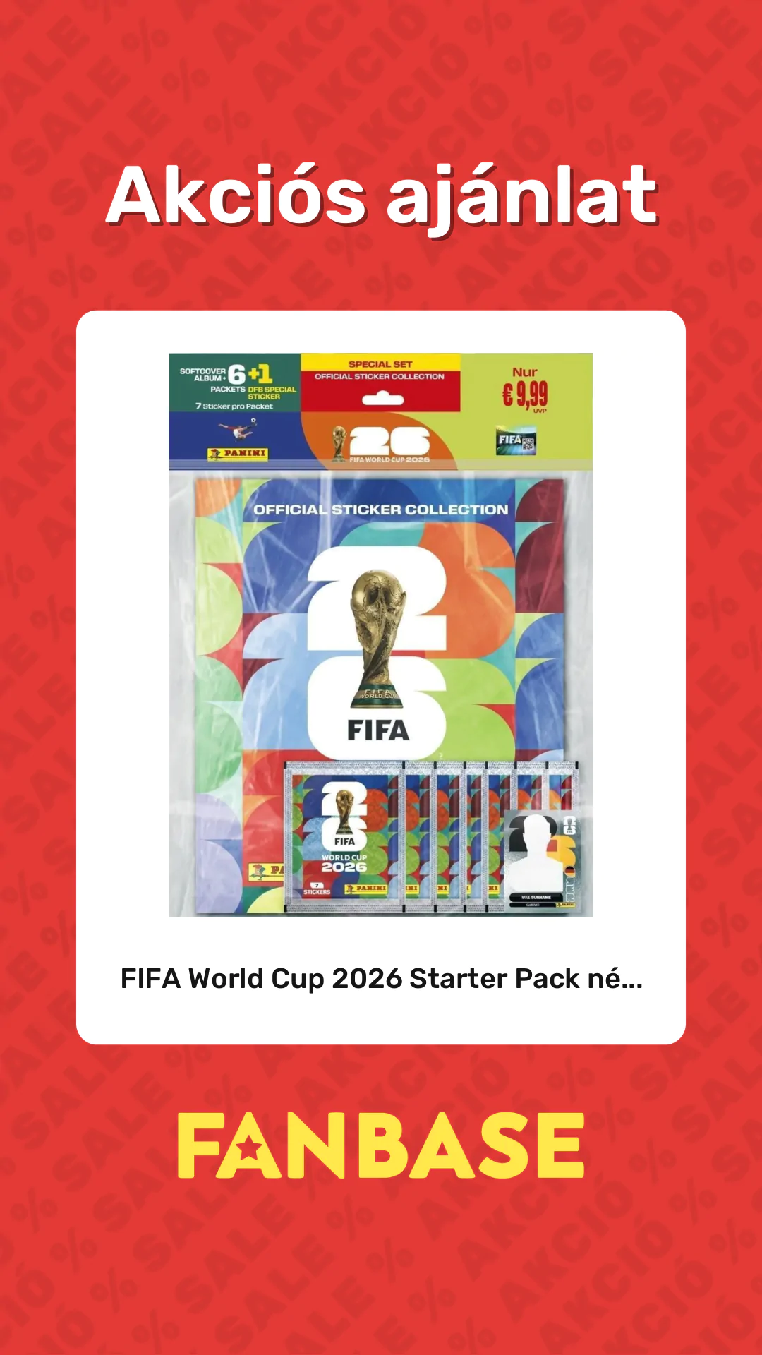 Akciós ajánlat: FIFA World Cup 2026 Starter Pack né...