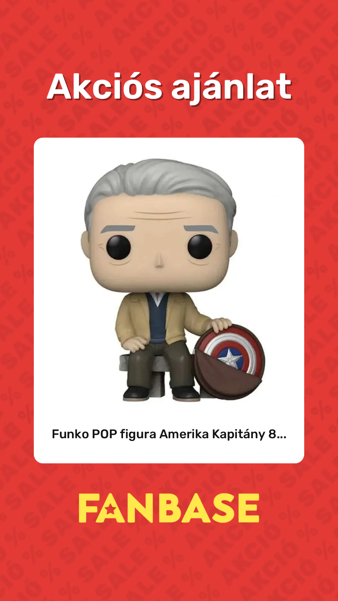 Akciós ajánlat: Funko POP figura Amerika Kapitány 8...