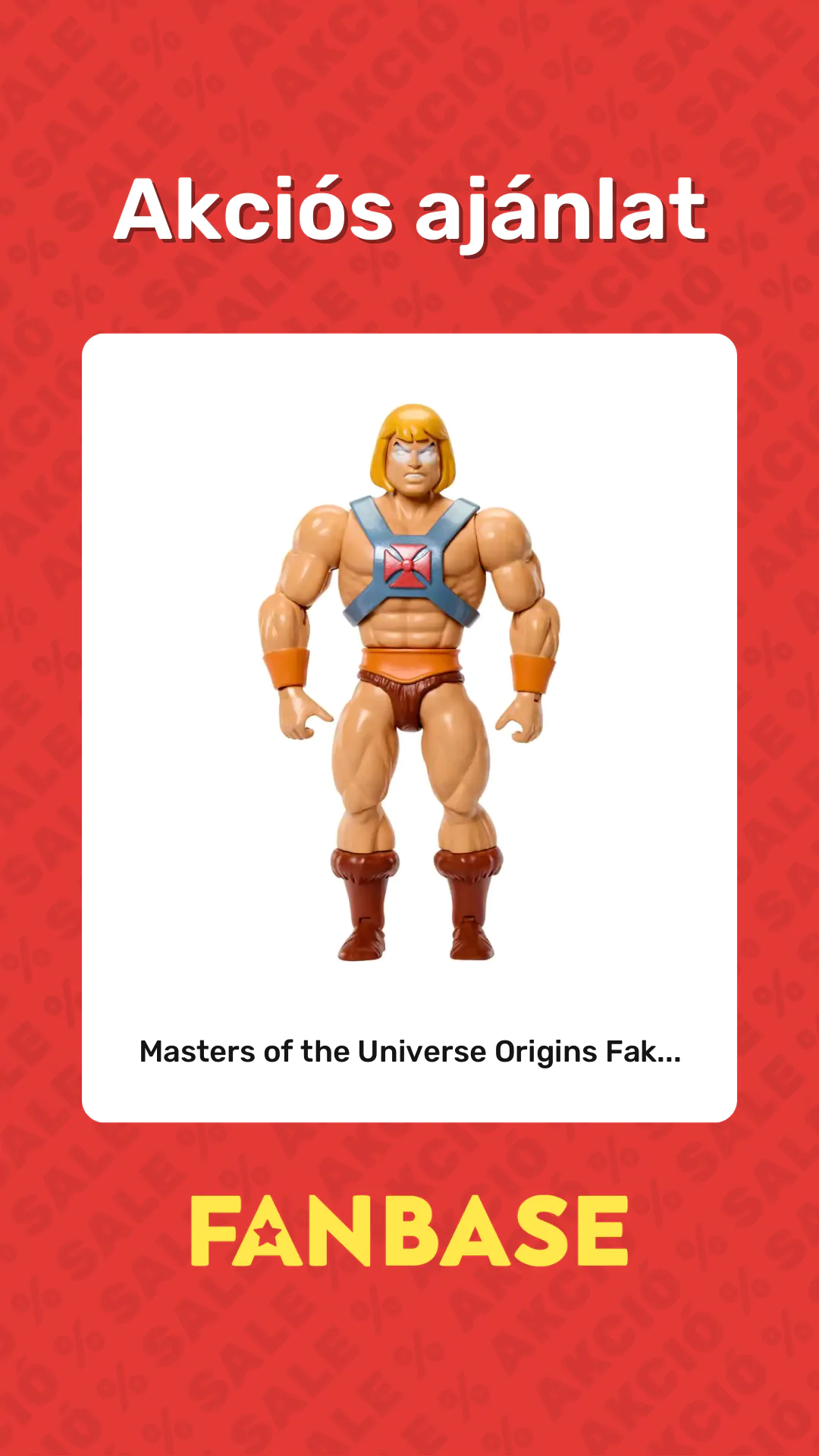 Akciós ajánlat: Masters of the Universe Origins Fak...