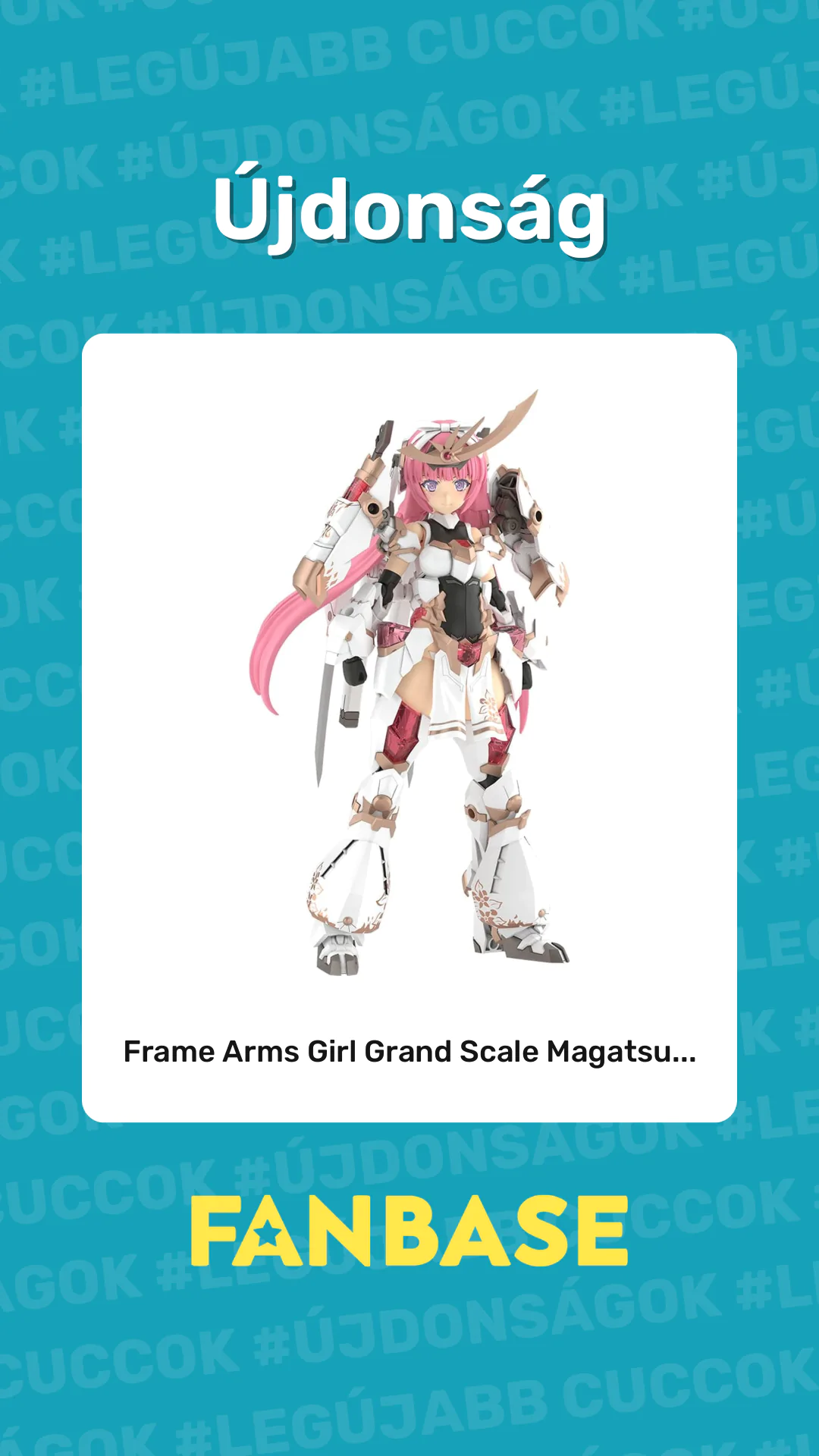 Újdonság: Frame Arms Girl Grand Scale Magatsu...