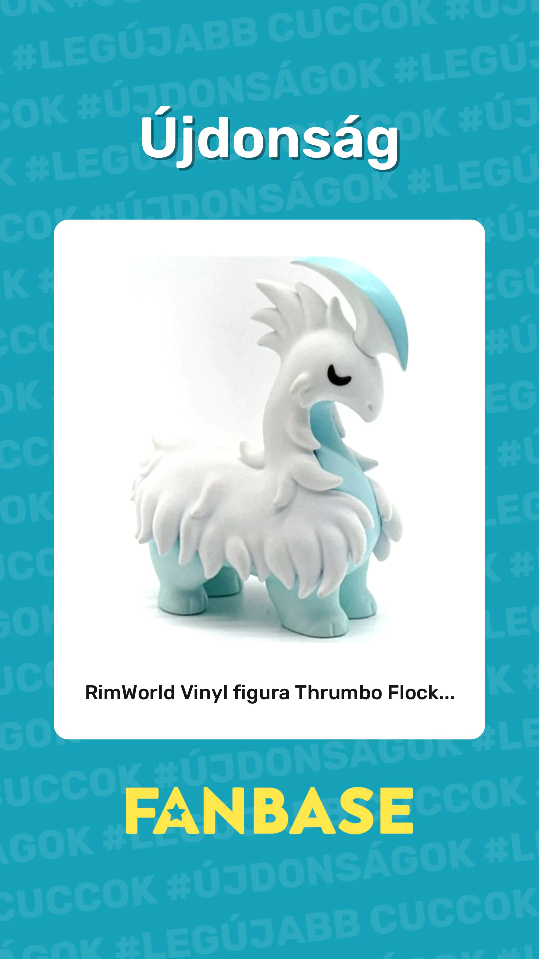 Újdonság: RimWorld Vinyl figura Thrumbo Flock...