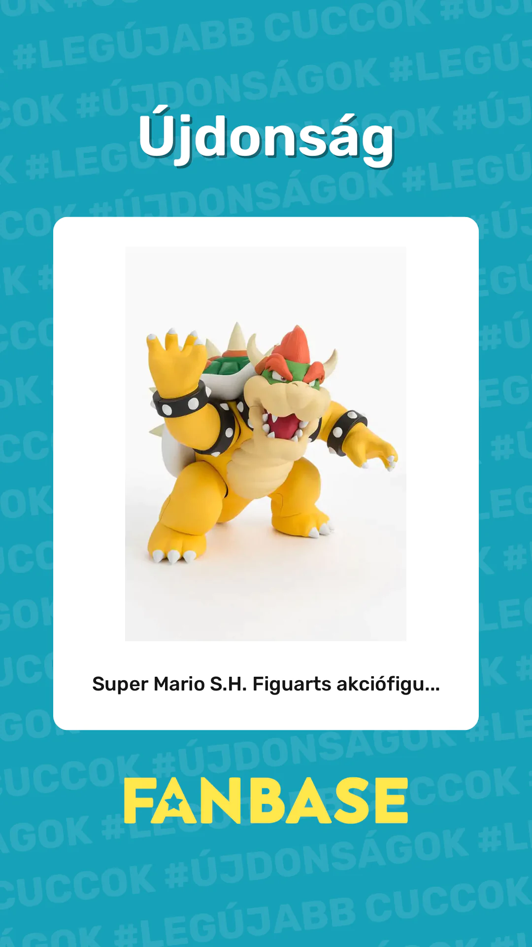 Újdonság: Super Mario S.H. Figuarts akciófigu...