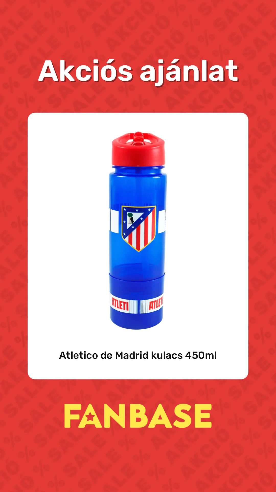 Akciós ajánlat: Atletico de Madrid kulacs 450ml