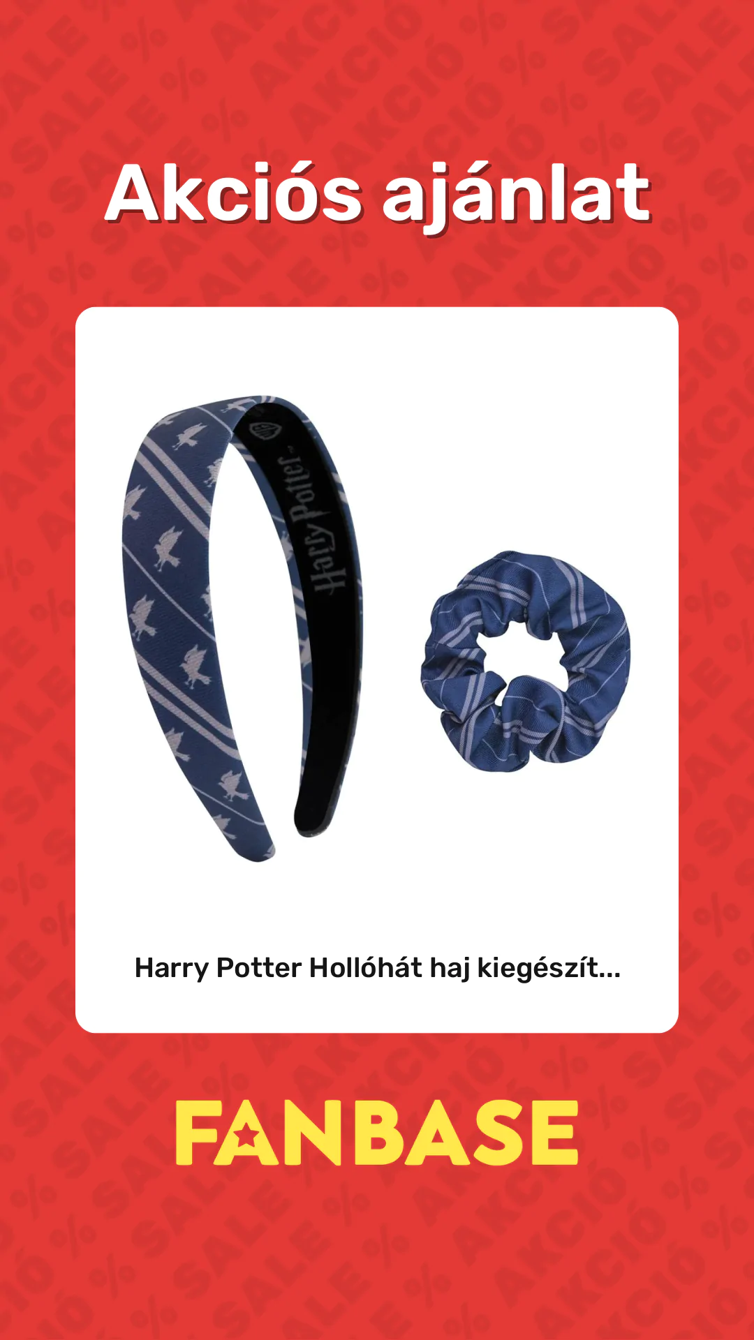 Akciós ajánlat: Harry Potter Hollóhát haj kiegészít...