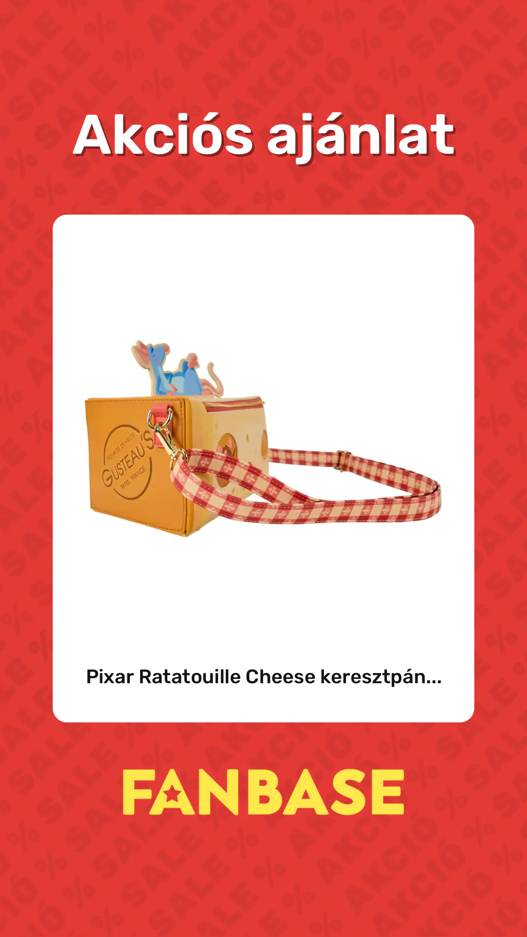 Akciós ajánlat: Pixar Ratatouille Cheese keresztpán...