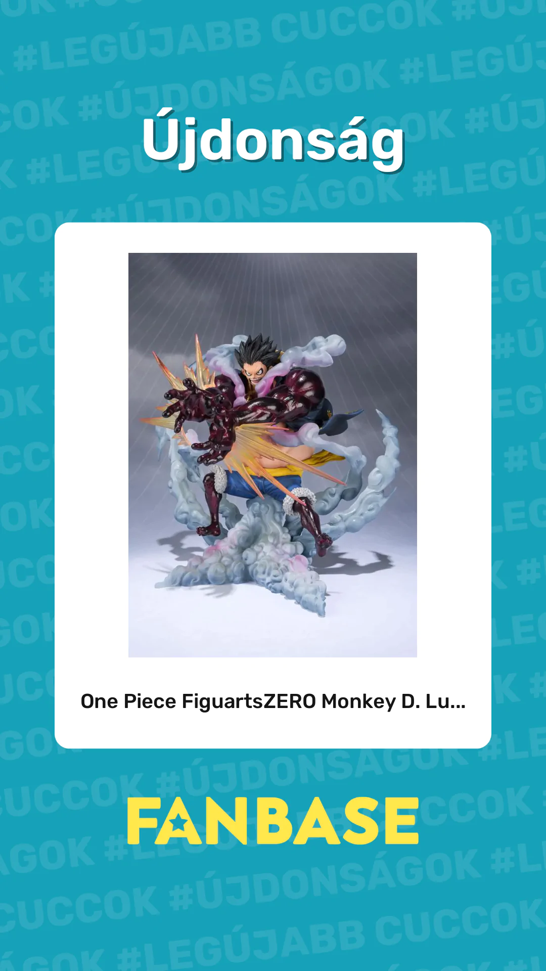 Újdonság: One Piece FiguartsZERO Monkey D. Lu...