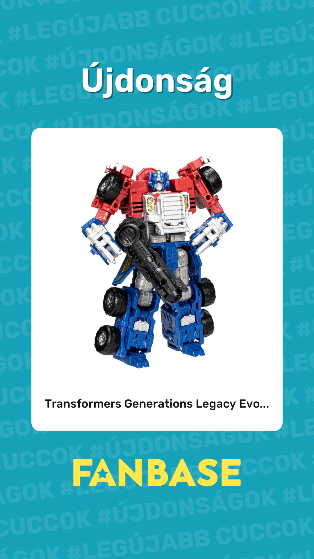 Újdonság: Transformers Generations Legacy Evo...