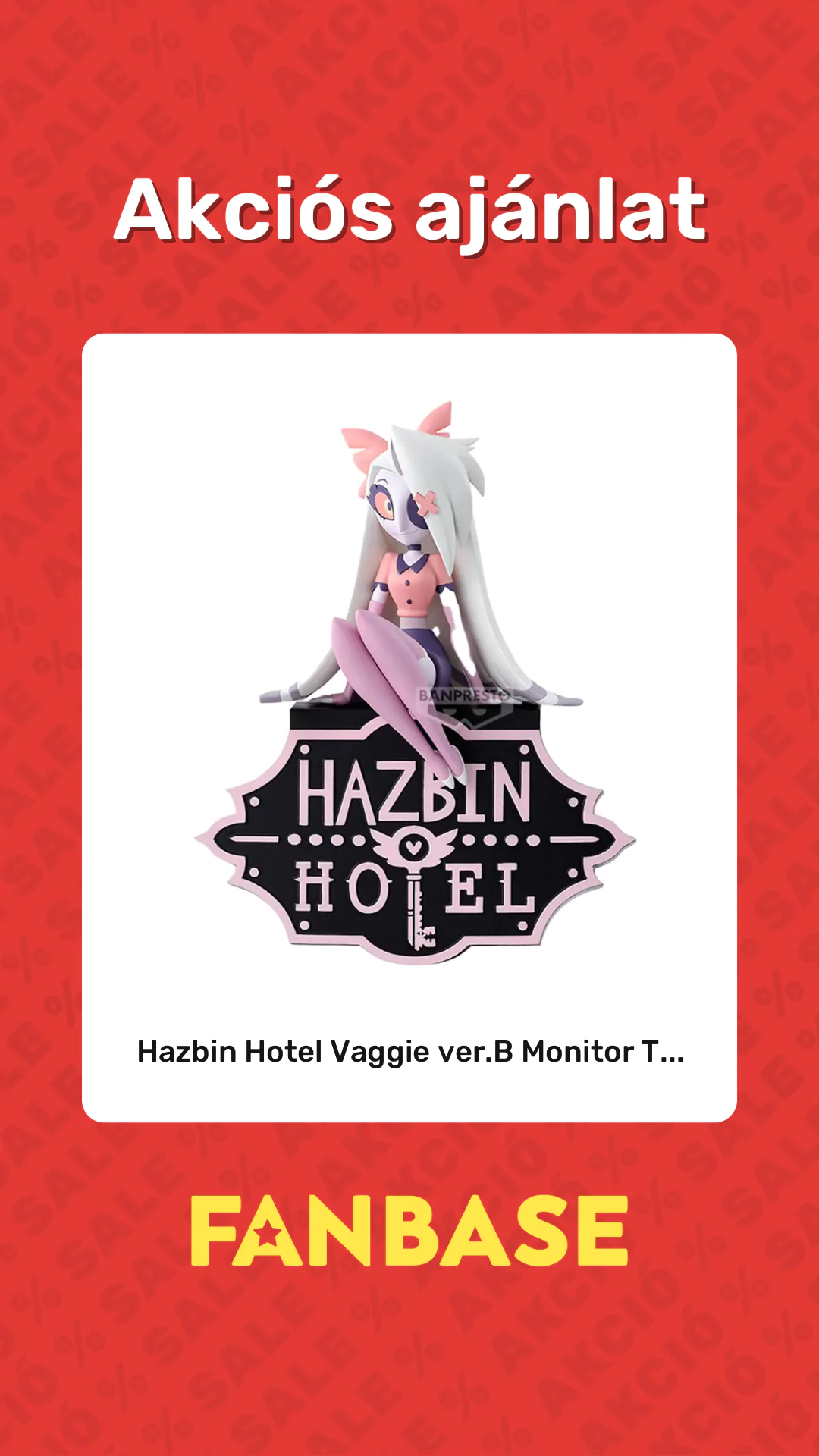Akciós ajánlat: Hazbin Hotel Vaggie ver.B Monitor T...