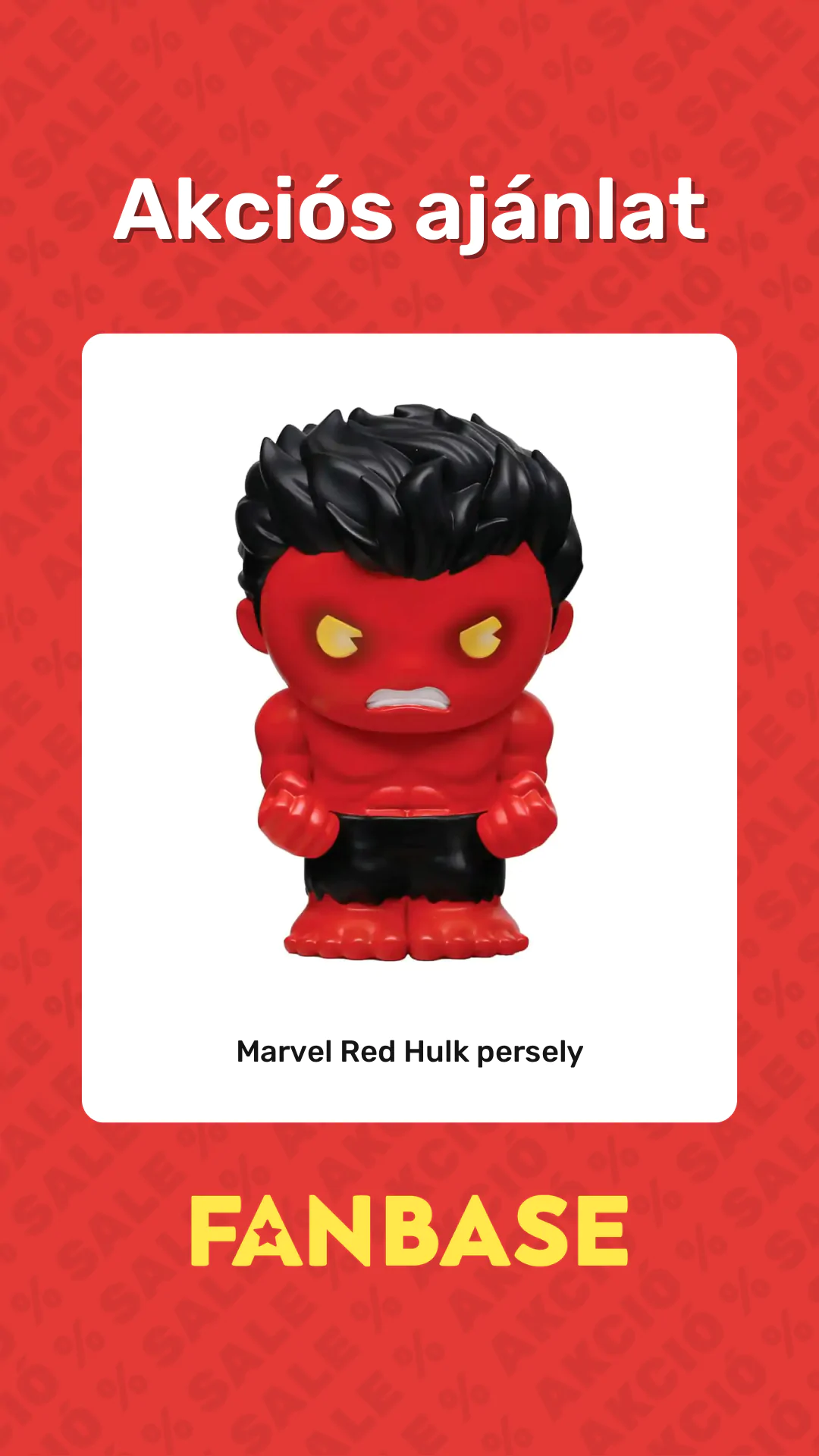 Akciós ajánlat: Marvel Red Hulk persely